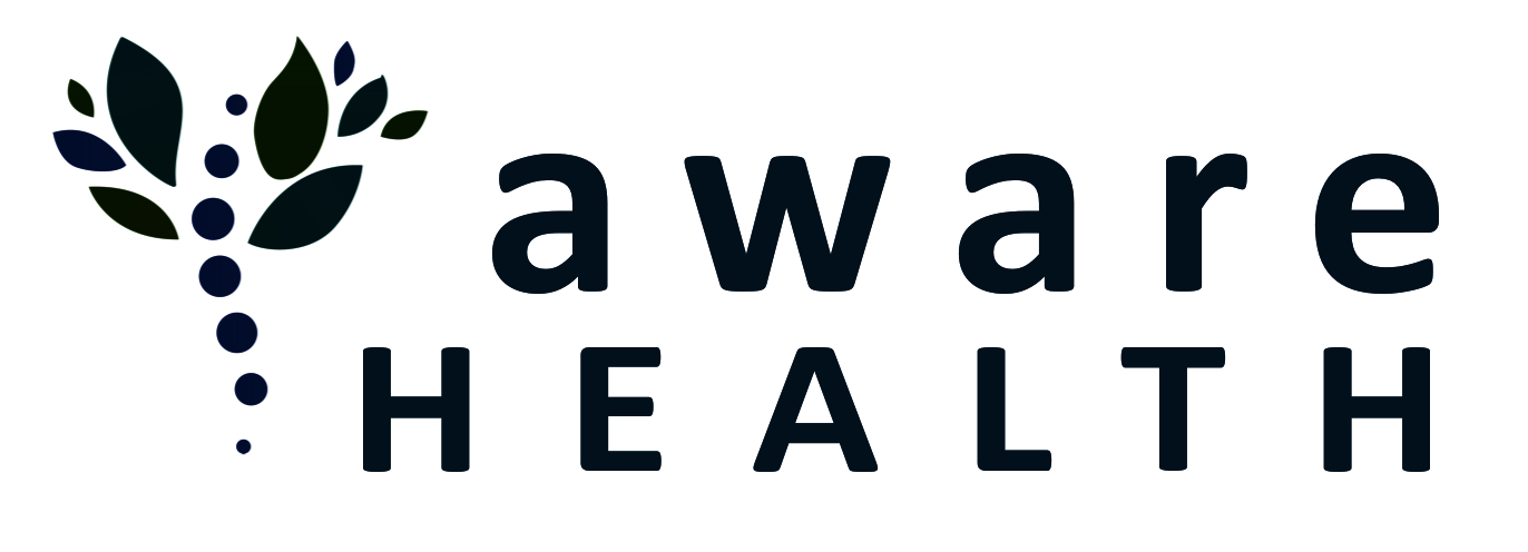 Aware Health Logo in black.