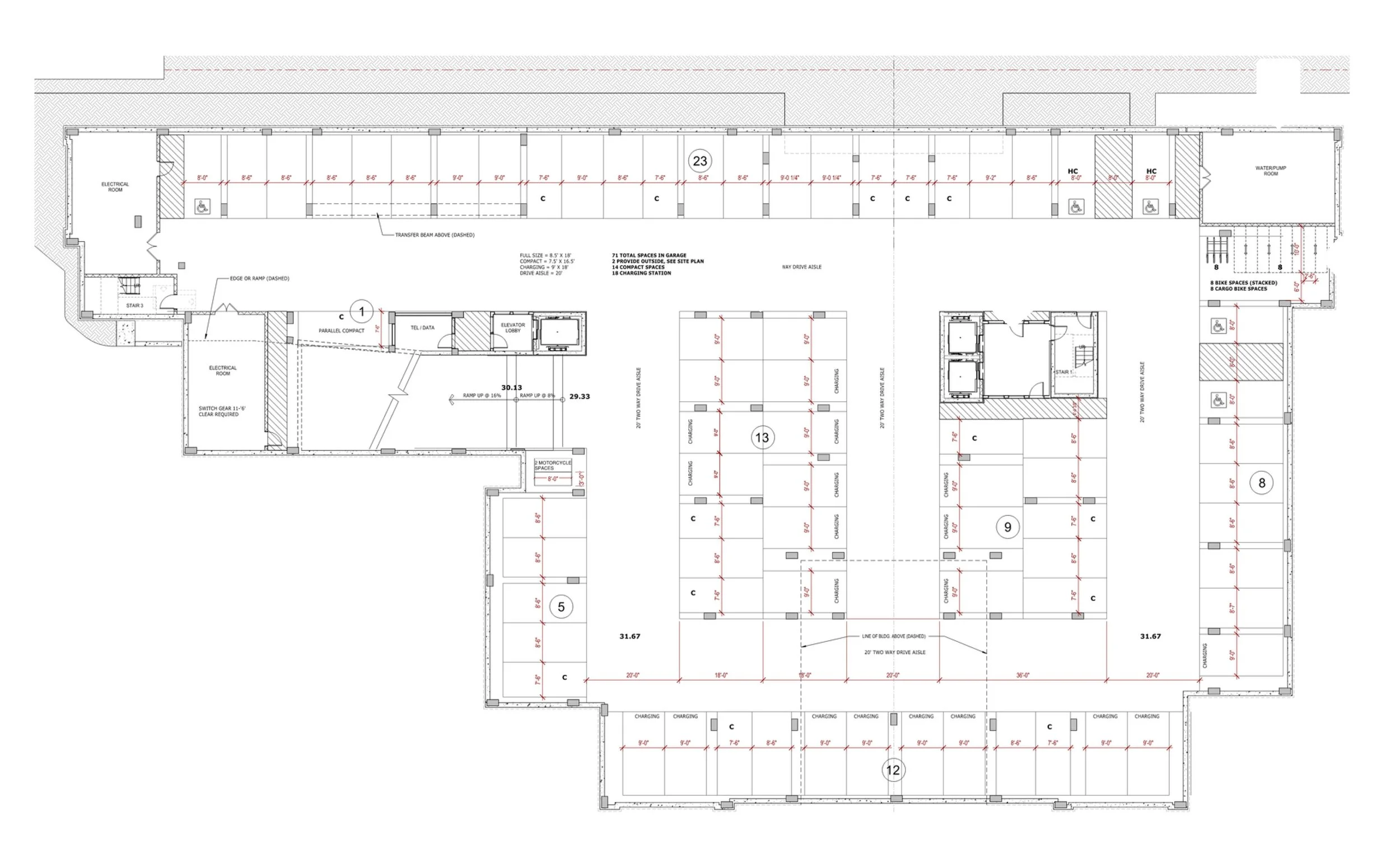 McClennan Architects gives intense thought to the structure and podium of a building, in this case Tevis Place. Laying out structure maximizes parking space, building efficiency, overall stability and satisfaction using advanced materialproducts.
