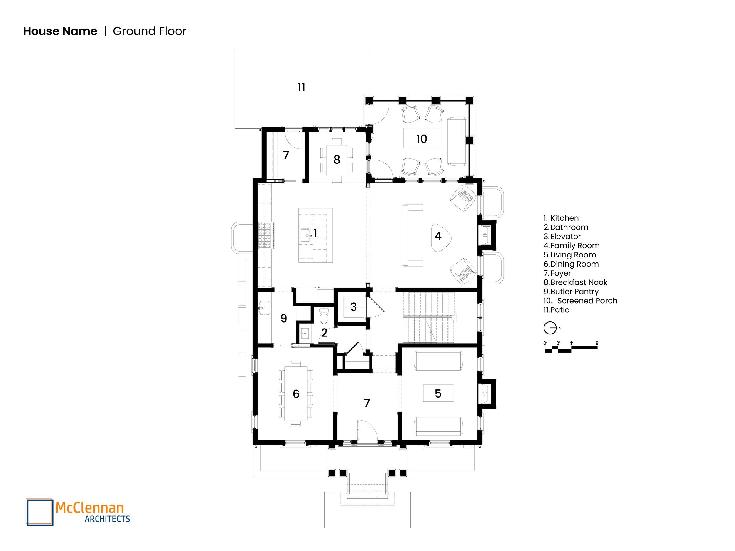 McClennan Architects Observatory Circle Ground Floor