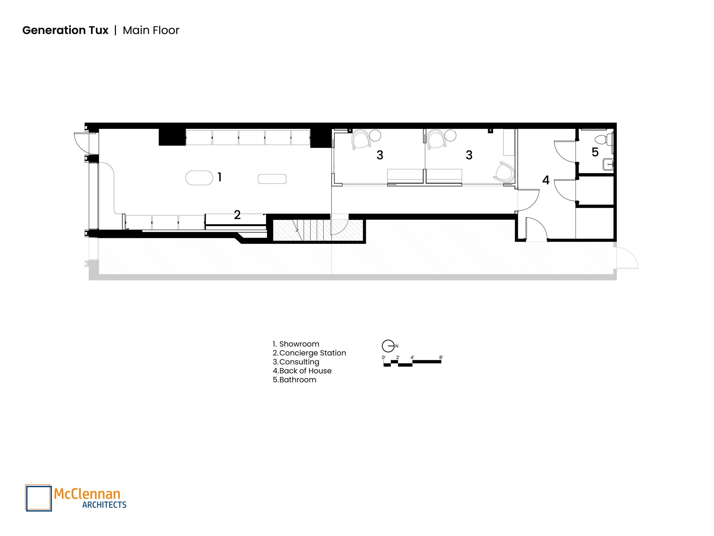 McClennan Architects Generation Tux Floor Plan
