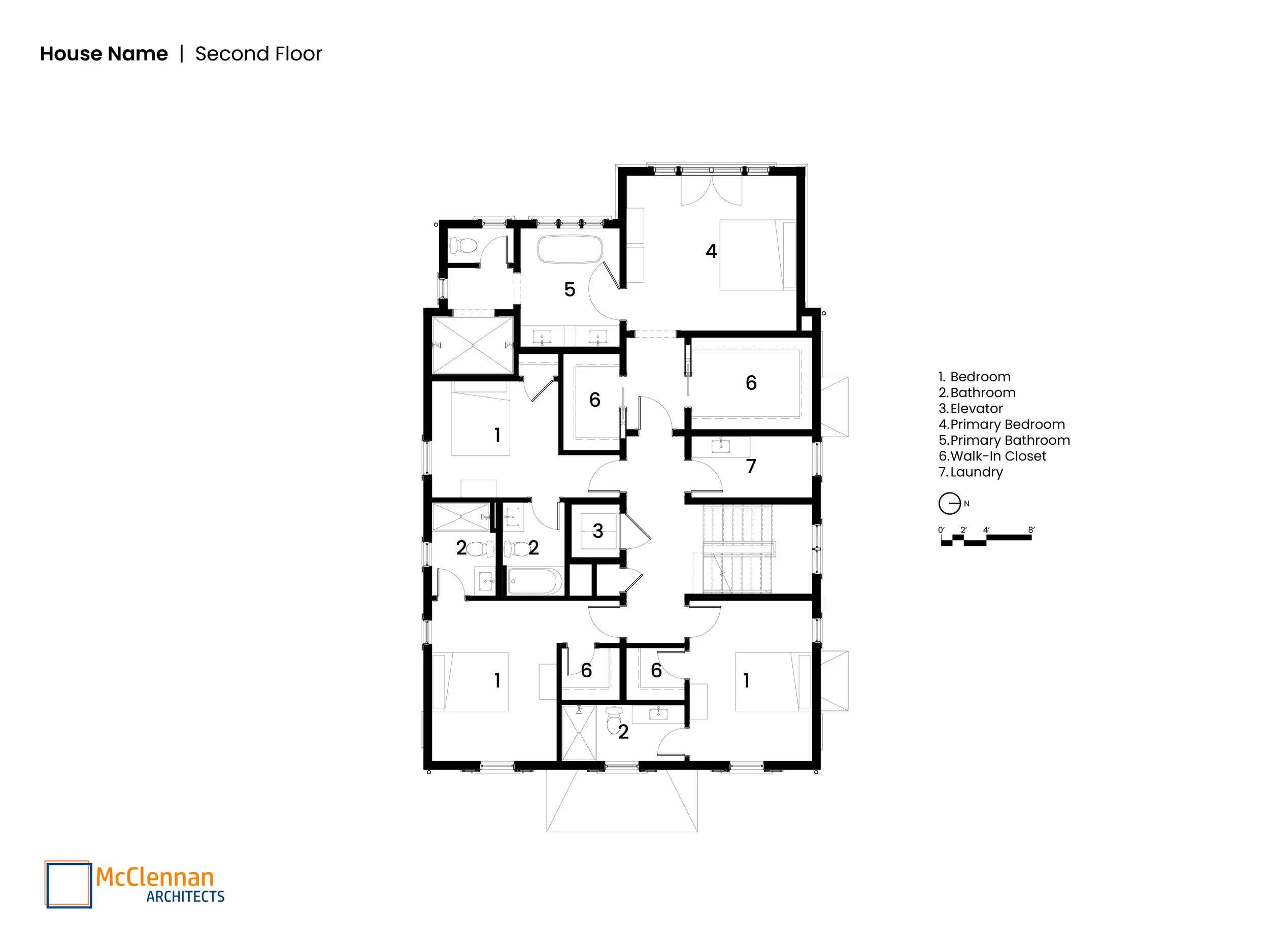 McClennan Architects Observatory Circle Second Floor