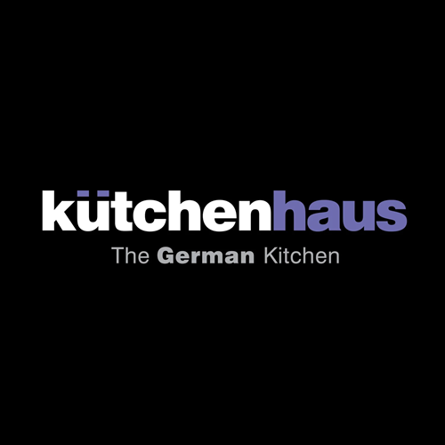 Logo for Kütchenhaus, a German kitchen brand, with the tagline 'The German Kitchen'