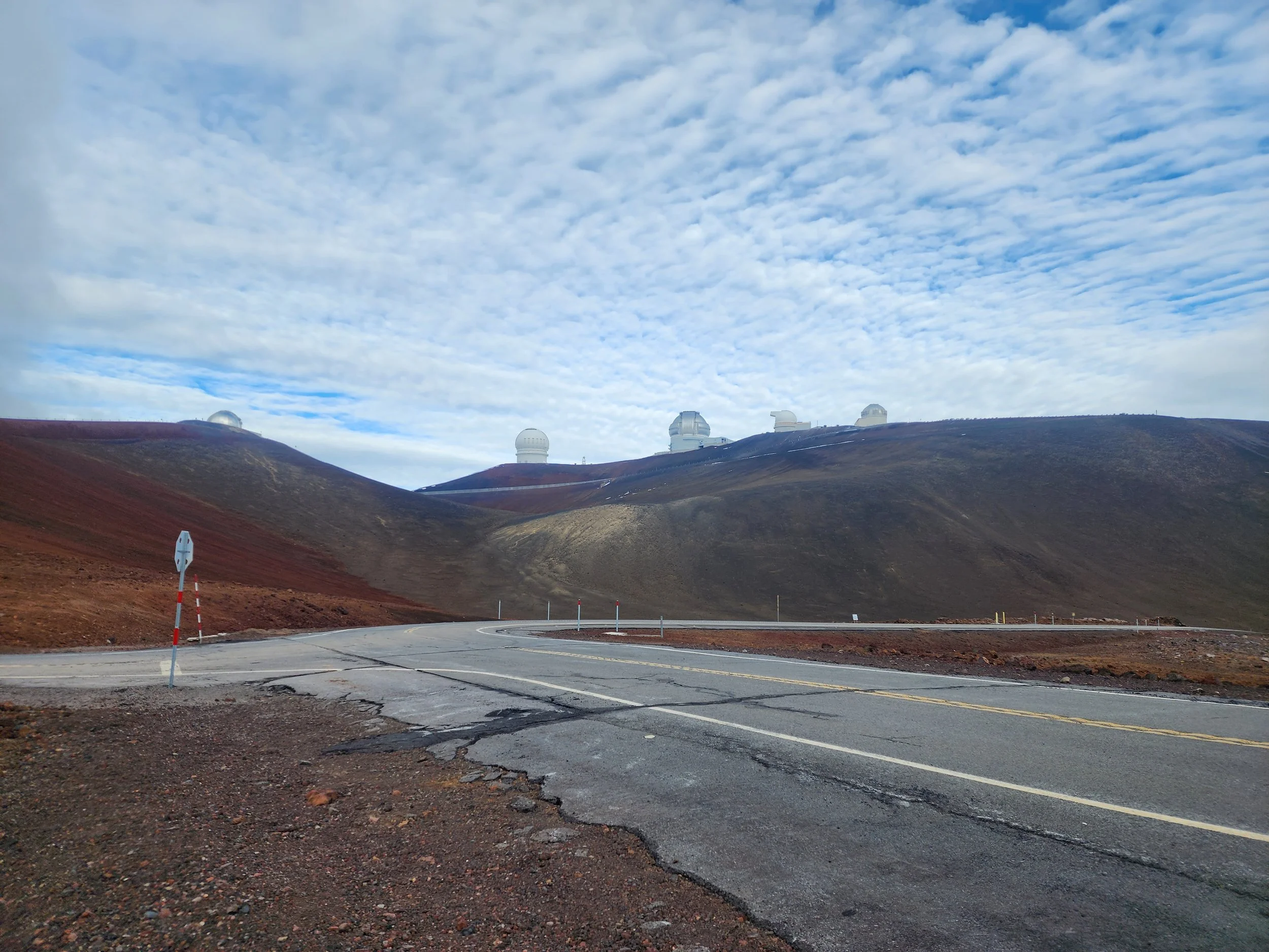 The first observatories come into view at Mauna Kea