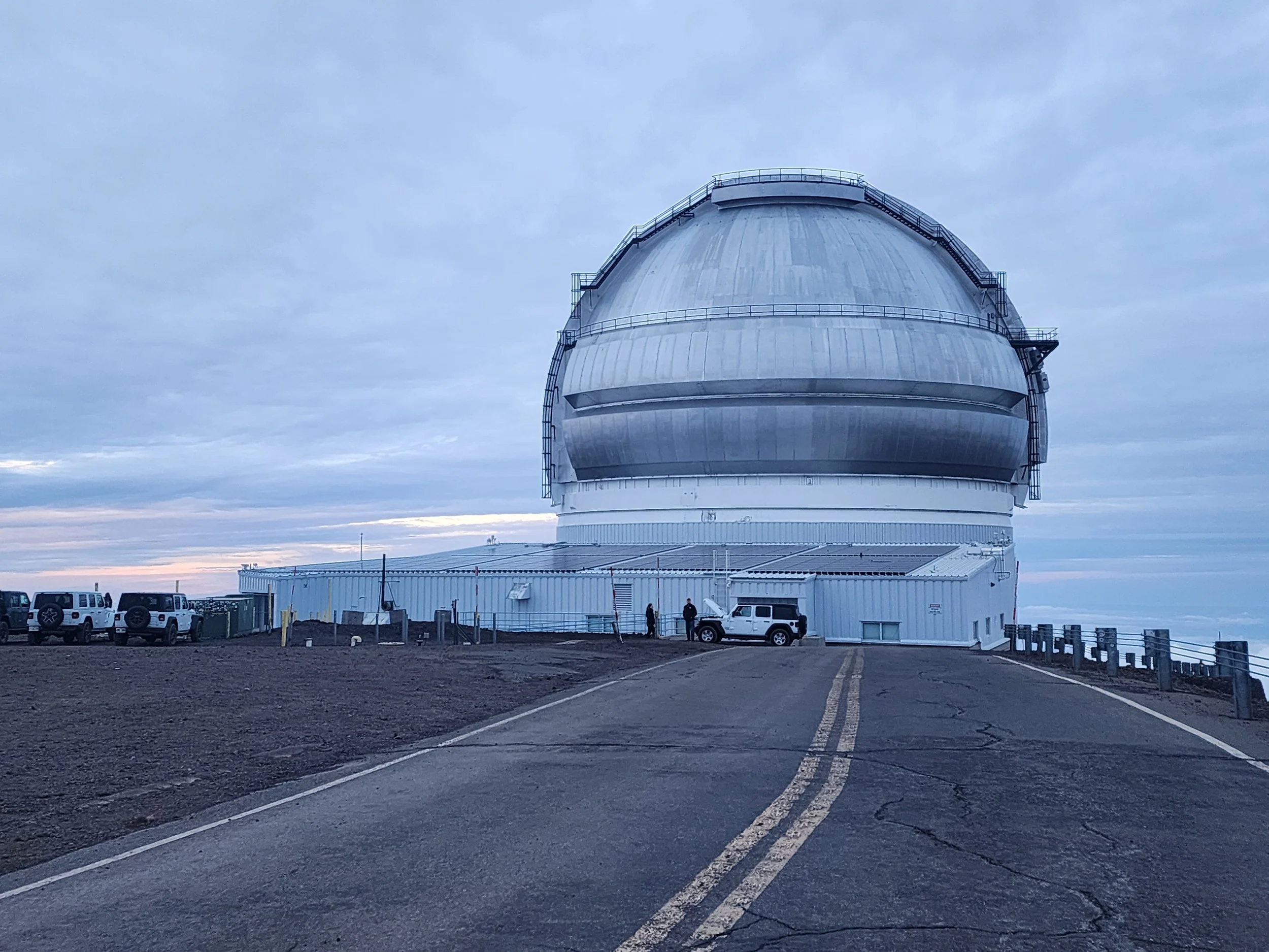 One of the observatories at Mauna Kea