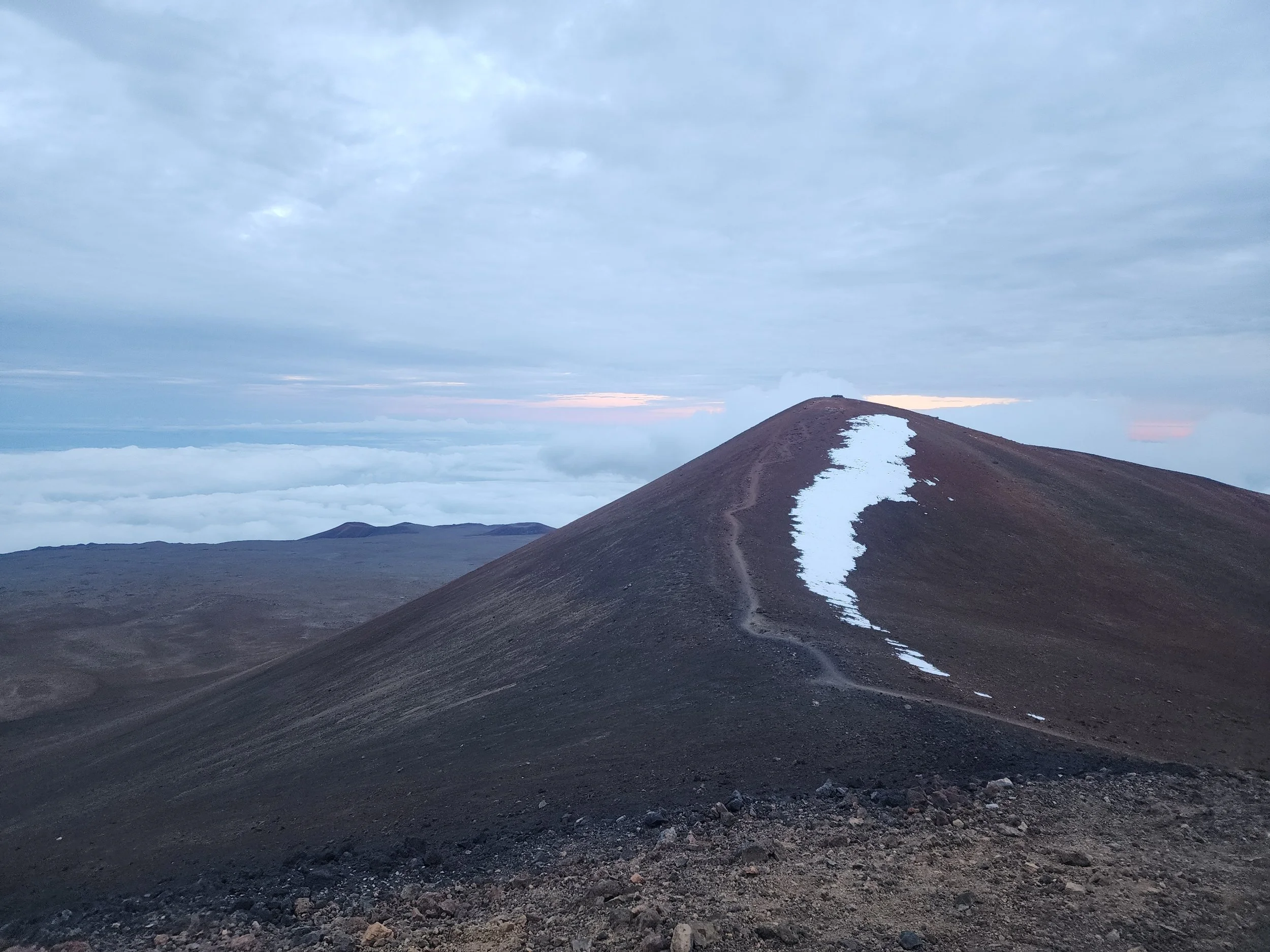 The true summit of Mauna Kea