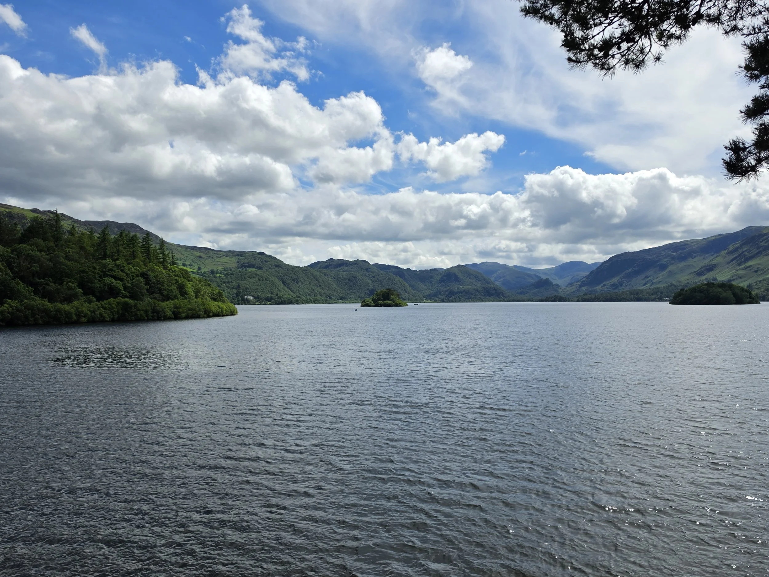 Walking along the water at Derwentwater