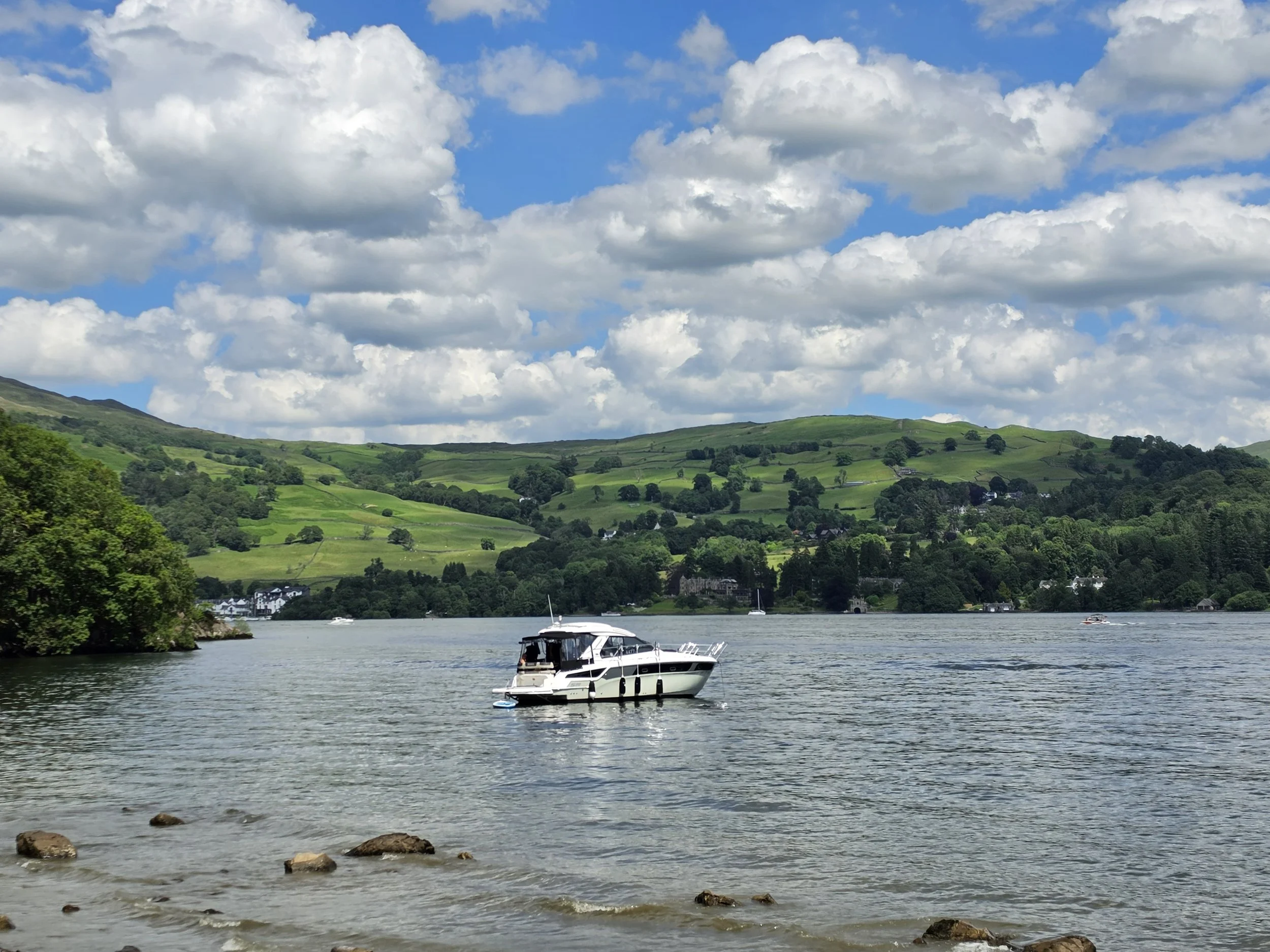 Lake Windermere from Wray Castle grounds