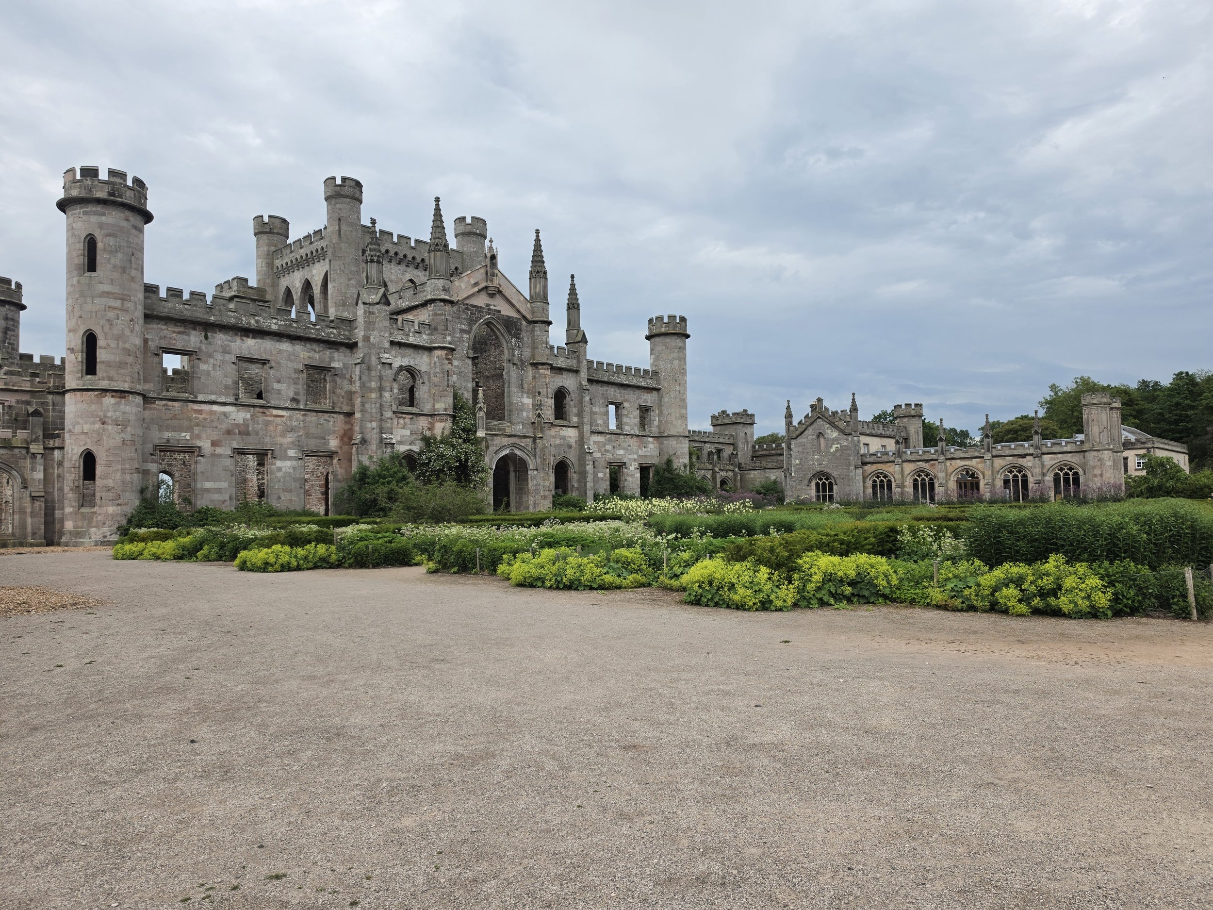 Lowther Castle gardens