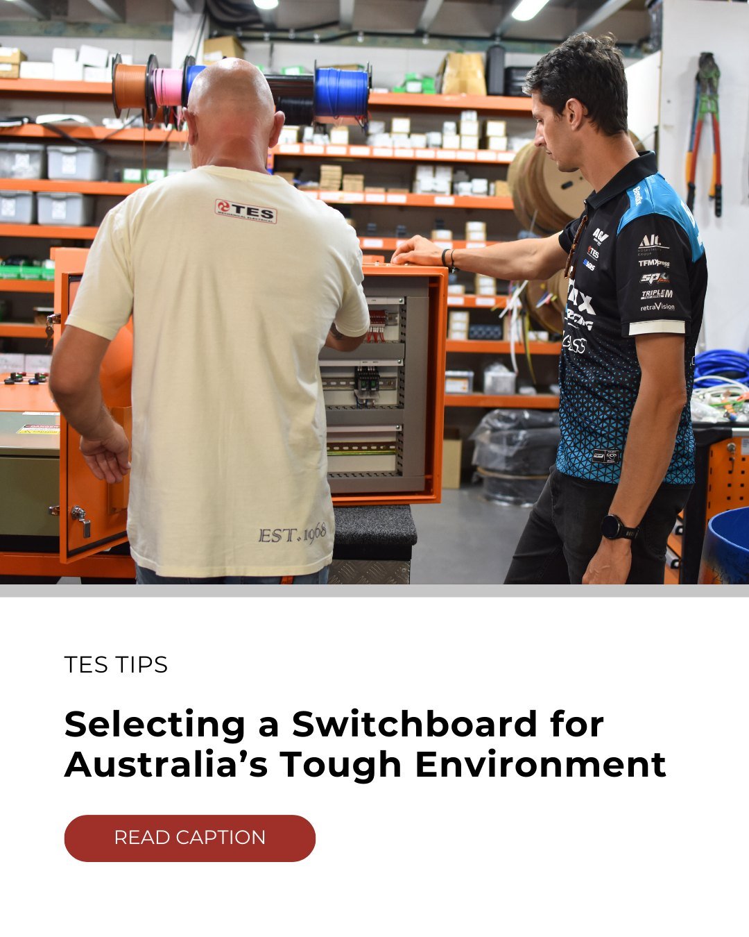 TES Tips: Selecting the Right Switchboard for Australia&rsquo;s Tough Conditions ⚡🌦️

Australia isn&rsquo;t just beaches and blue skies; our climate throws everything at electrical infrastructure. Extreme heat, heavy rainfall, dust, and harsh indust