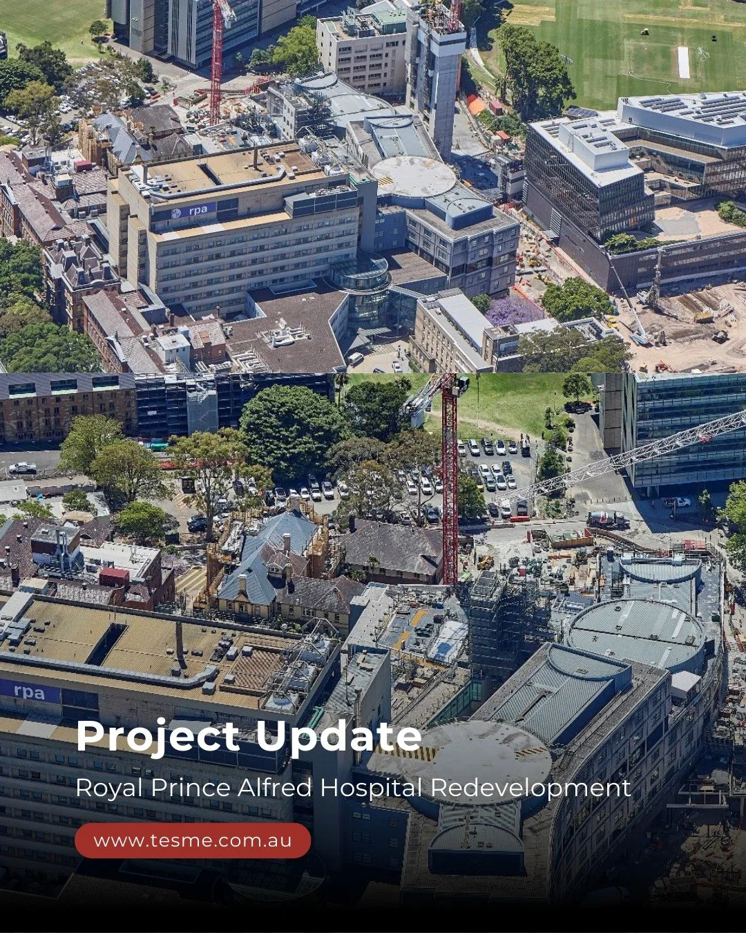 📍 Project Update | RPA Hospital Redevelopment

Progress is moving steadily at Royal Prince Alfred Hospital as the major redevelopment continues.

Structural and refurbishment works are advancing across key areas, supporting the next phase of this im
