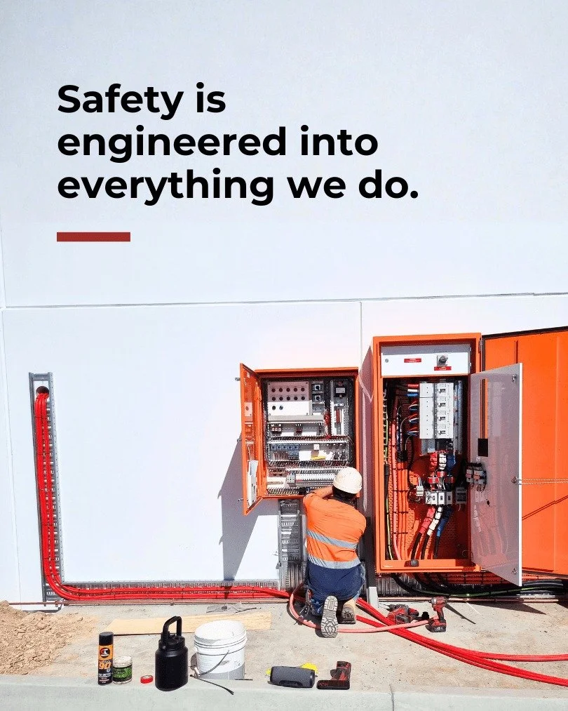 From the initial design phase in our workshop to the final commissioning on site, we prioritise the protection of our people and your facility. 🛡️

Delivering compliant, precision-built electrical infrastructure ensures safer maintenance access and 