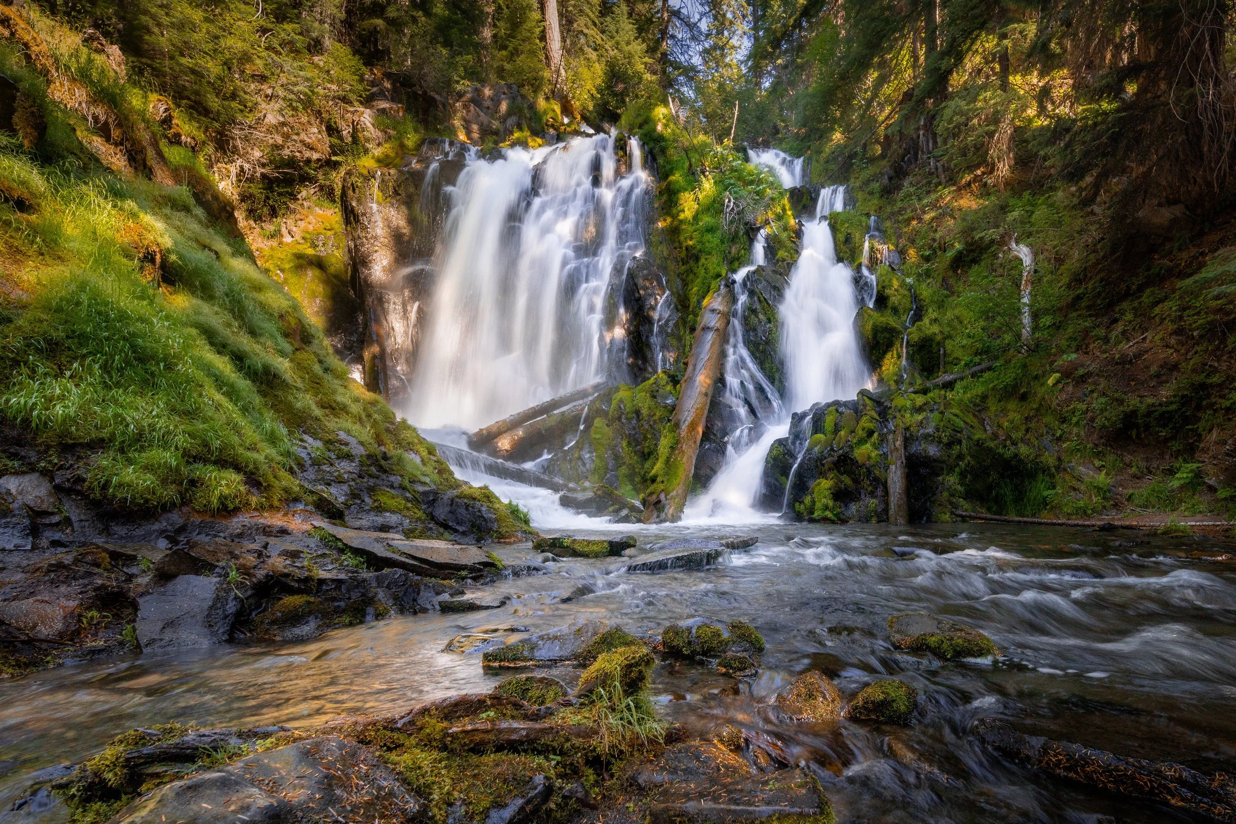 National Creek Falls | A Mossy, Spring-Fed Waterfall in Oregon's Rogue River–Siskiyou National Forest