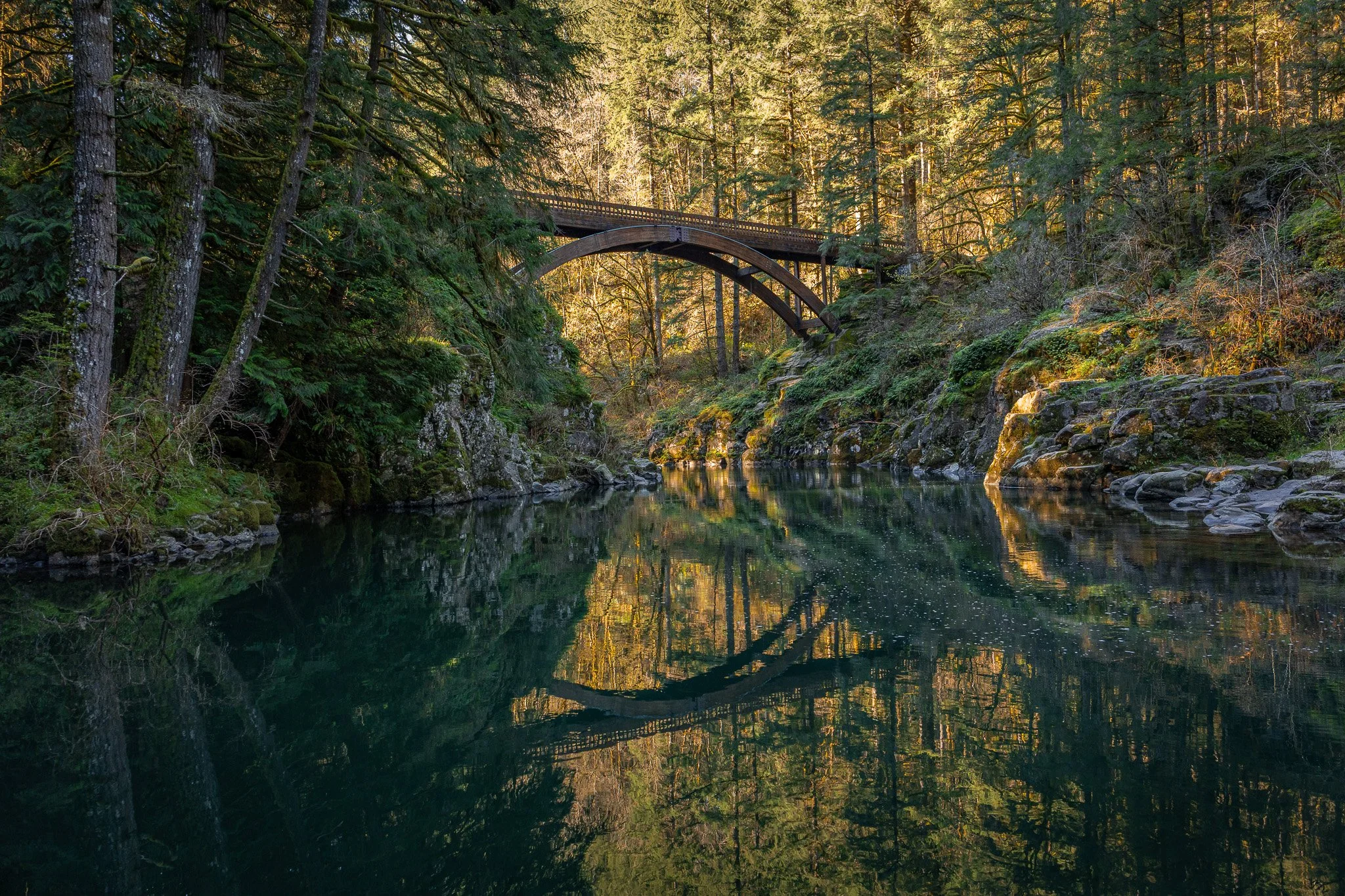  Morning Exploring Around Moulton Bridge in Washington   