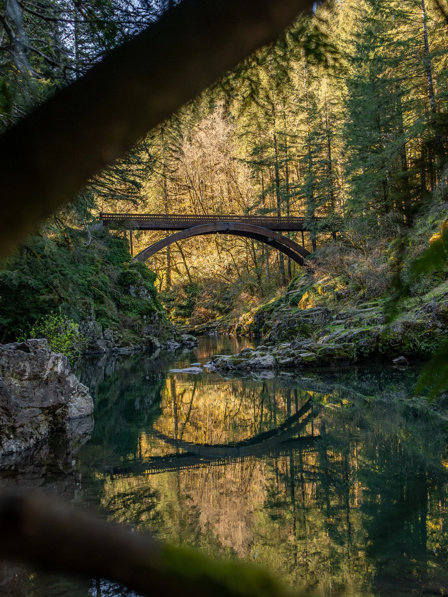  Morning Exploring Around Moulton Bridge in Washington   