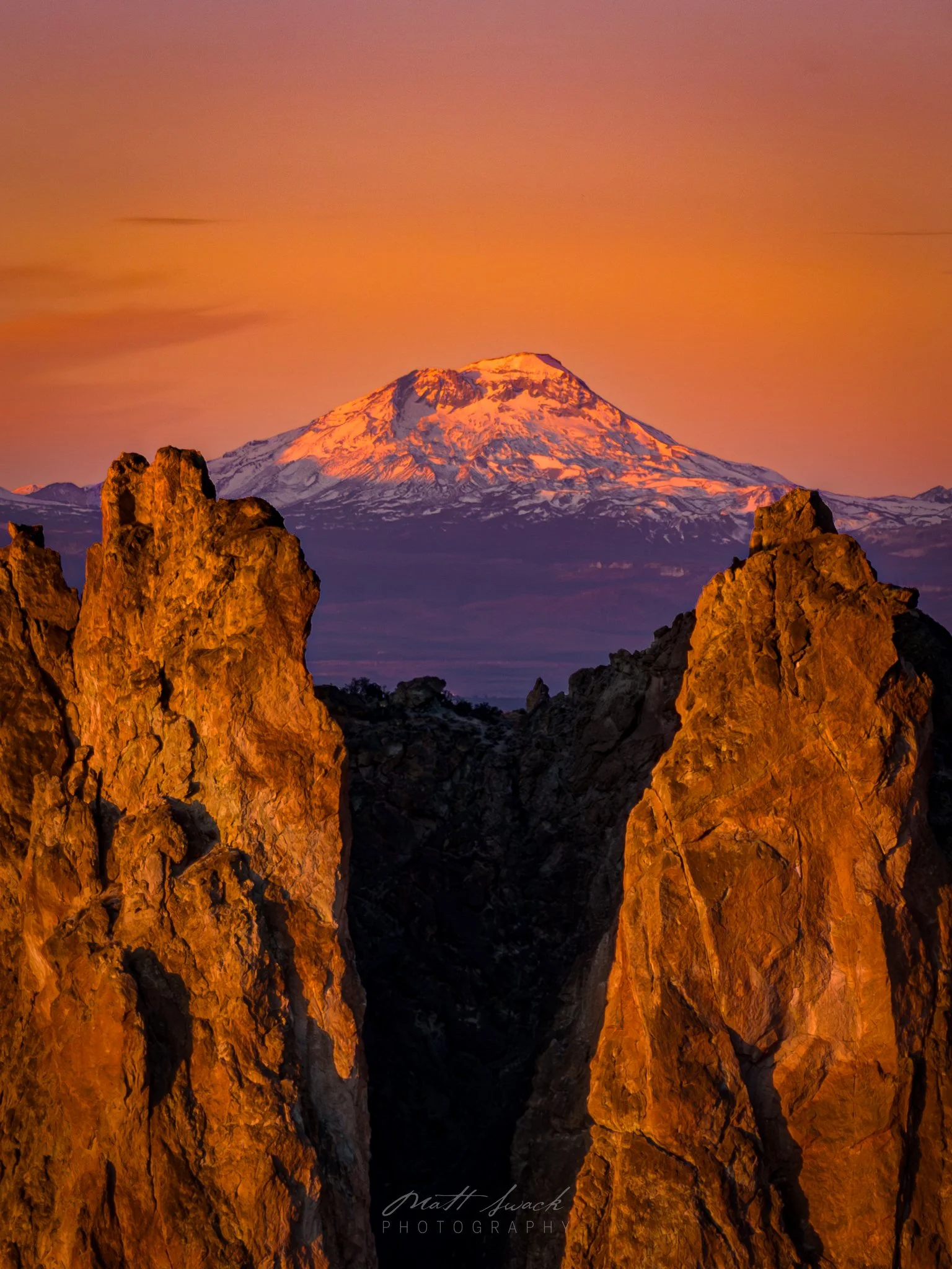  An Incredible Sunrise View of South Sister from Smith Rock, Oregon   