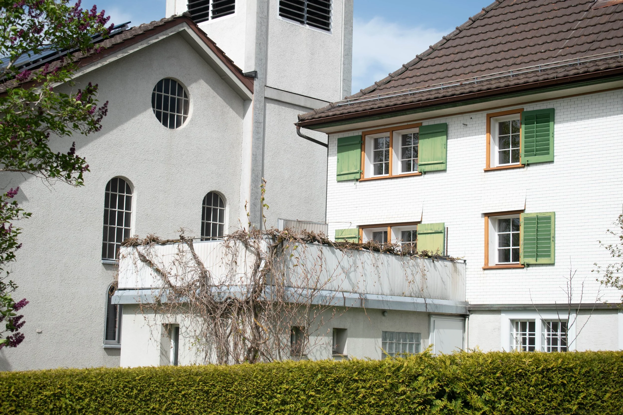 Gais Switzerland Hedge and Buildings