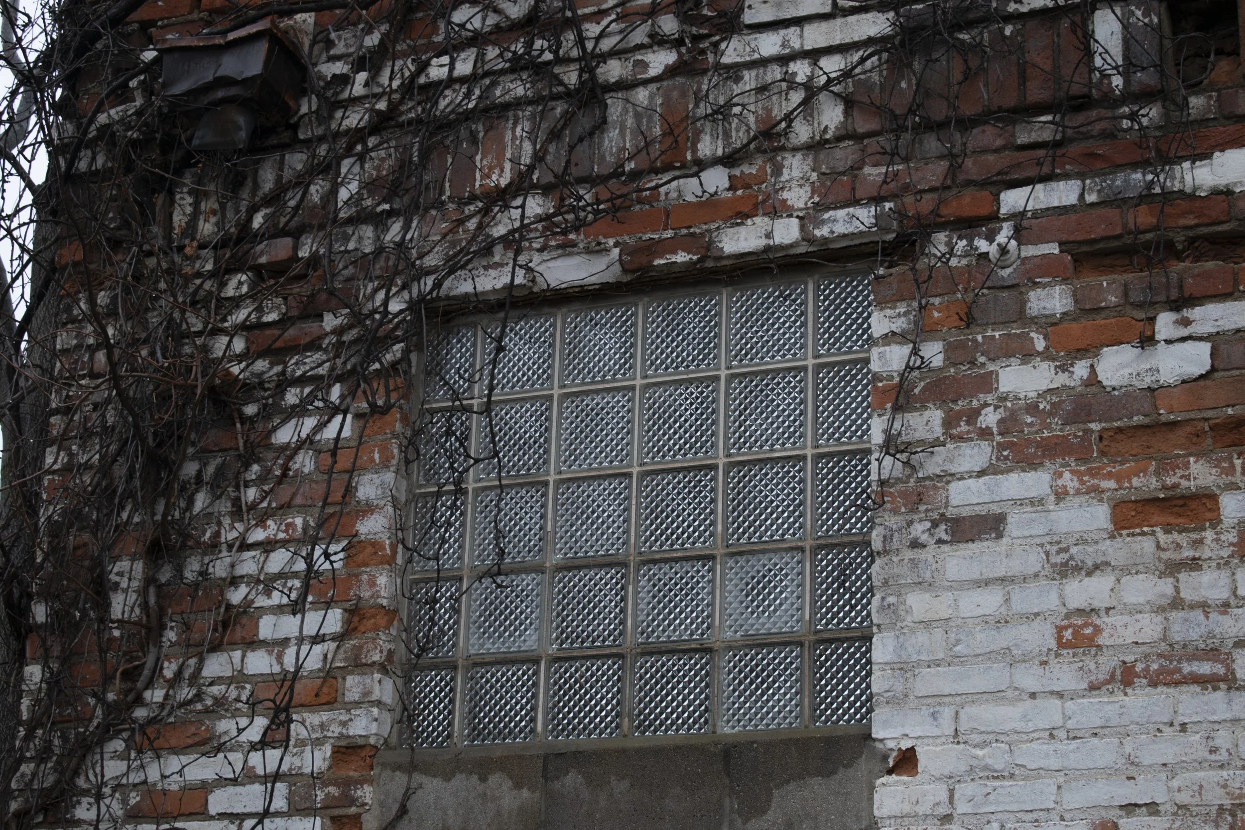 Glass Blocks Worn Bricks