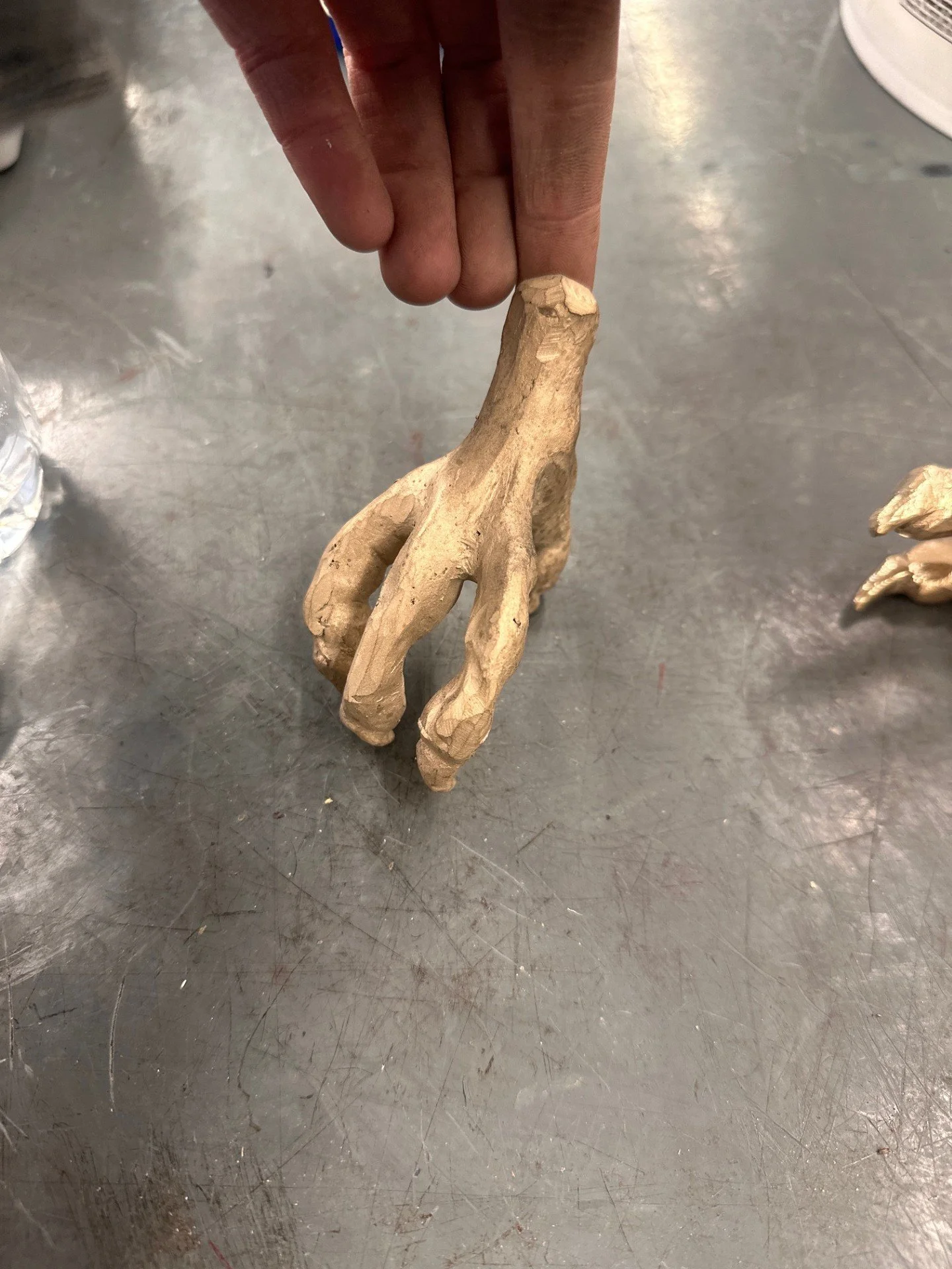 Sand blasted form