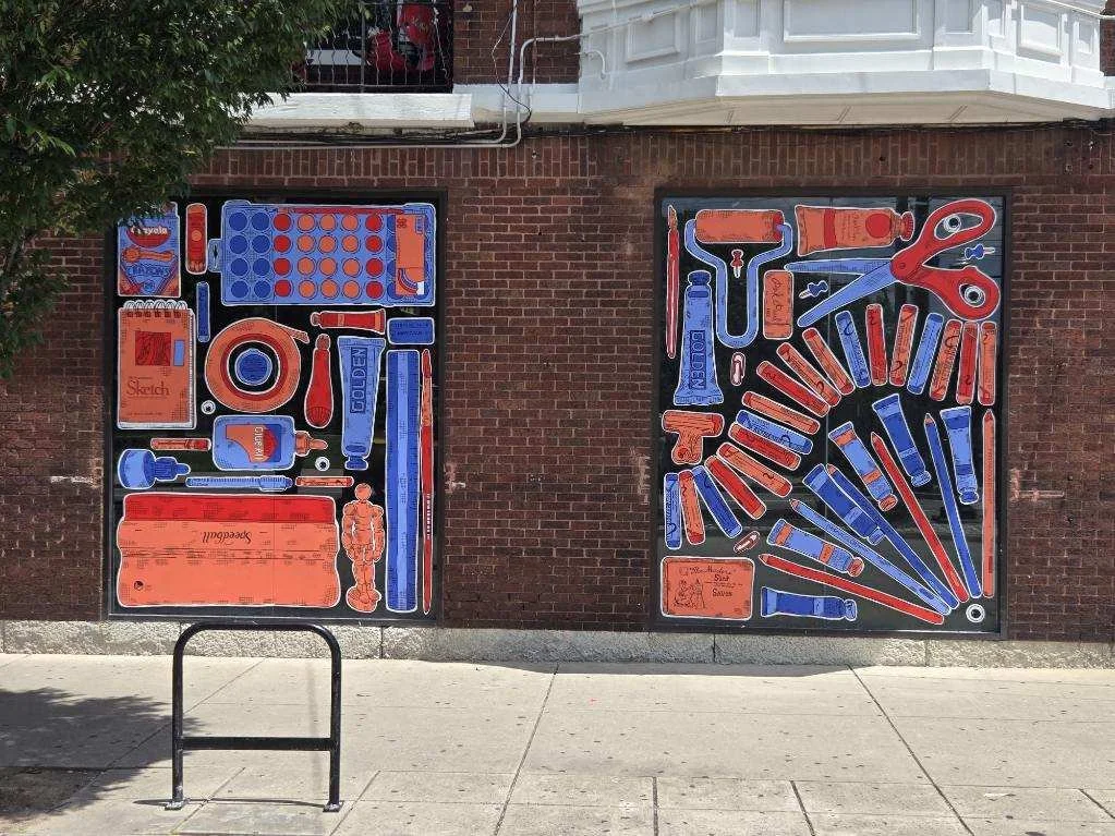 Completed mural