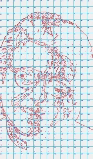 Portrait Grid and Outline