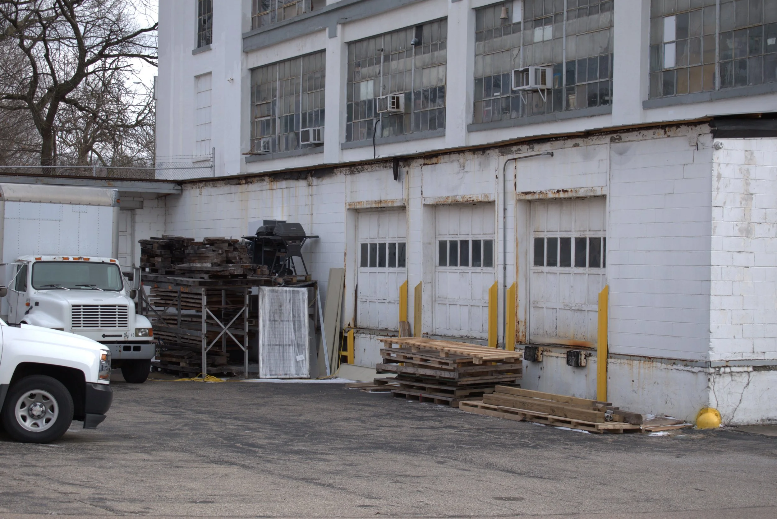 Garages, Pallettes, and Trucks
