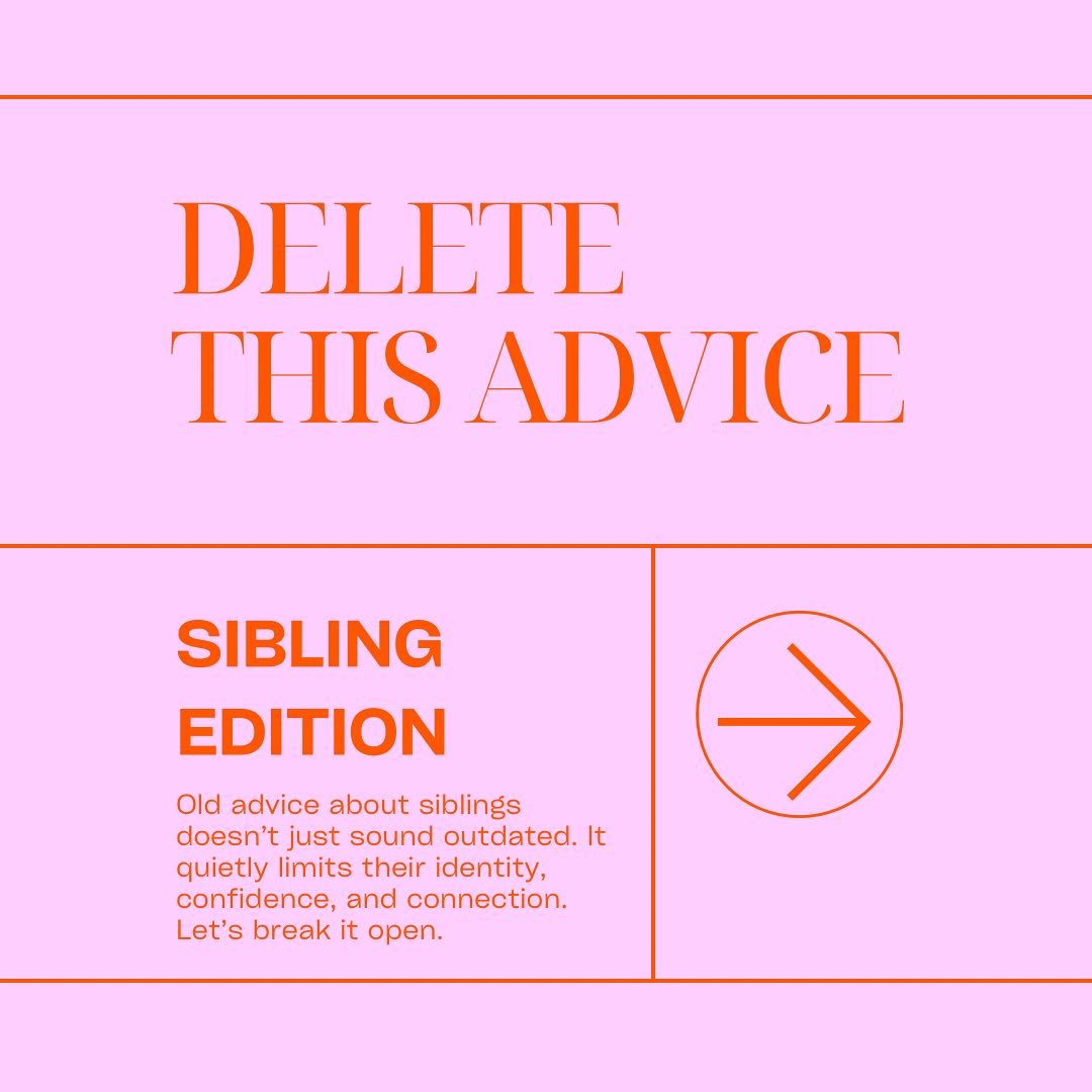 Sibling dynamics aren&rsquo;t just harmless relationships, they&rsquo;re identity shaping for both siblings. And outdated advice like &ldquo;just let them work it out&rdquo; or &ldquo;they&rsquo;ll grow out of it&rdquo; teaches survival mode usually 