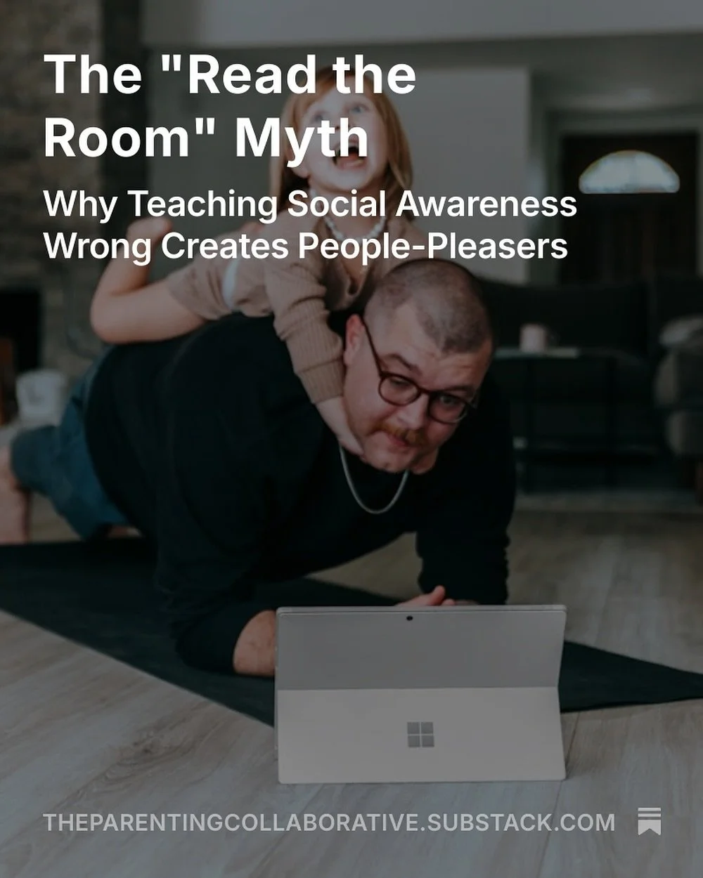 New on Substack: The “Read the Room” Myth
When my husband came home from surgery and I was overwhelmed, I wanted my kids to notice my stress and just be calmer. The research I found made me realize I was accidentally training them to bec