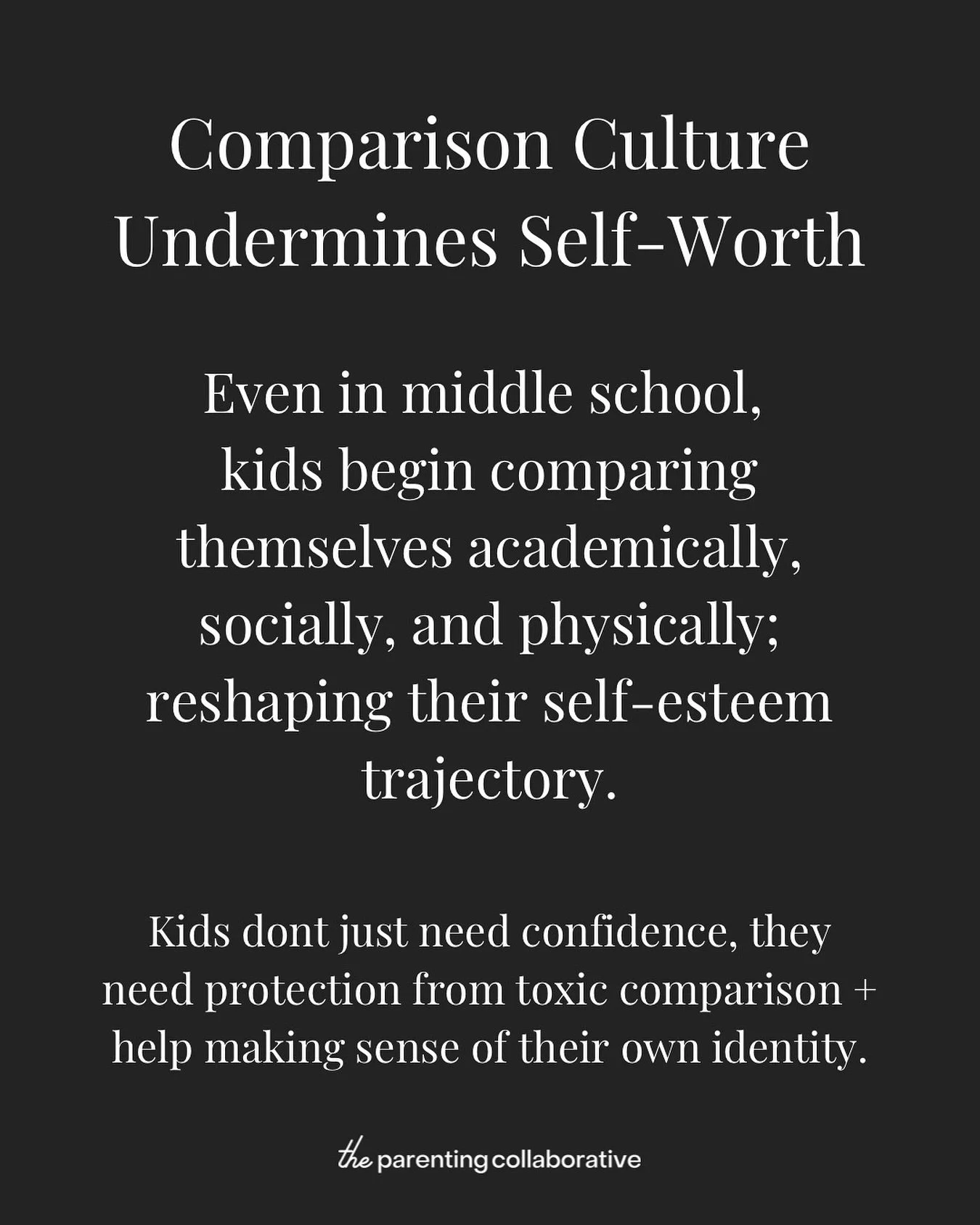 Comparison culture doesn’t start in high school. It starts the moment your middle schooler realizes they’re being measured against everyone around them. Academically, socially, physically. And once that comparison lens clicks into place,