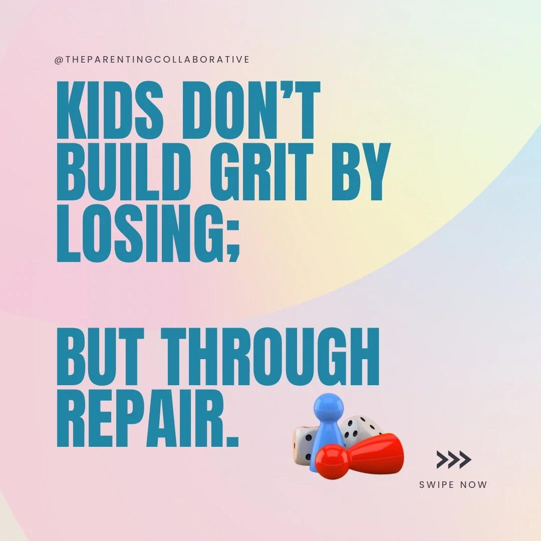 Parents think losing games builds grit. Research says the opposite.

Kids build resilience through repair through the moment their nervous system learns stress is survivable and connection returns. We are breaking down the neuroscience, giving you re