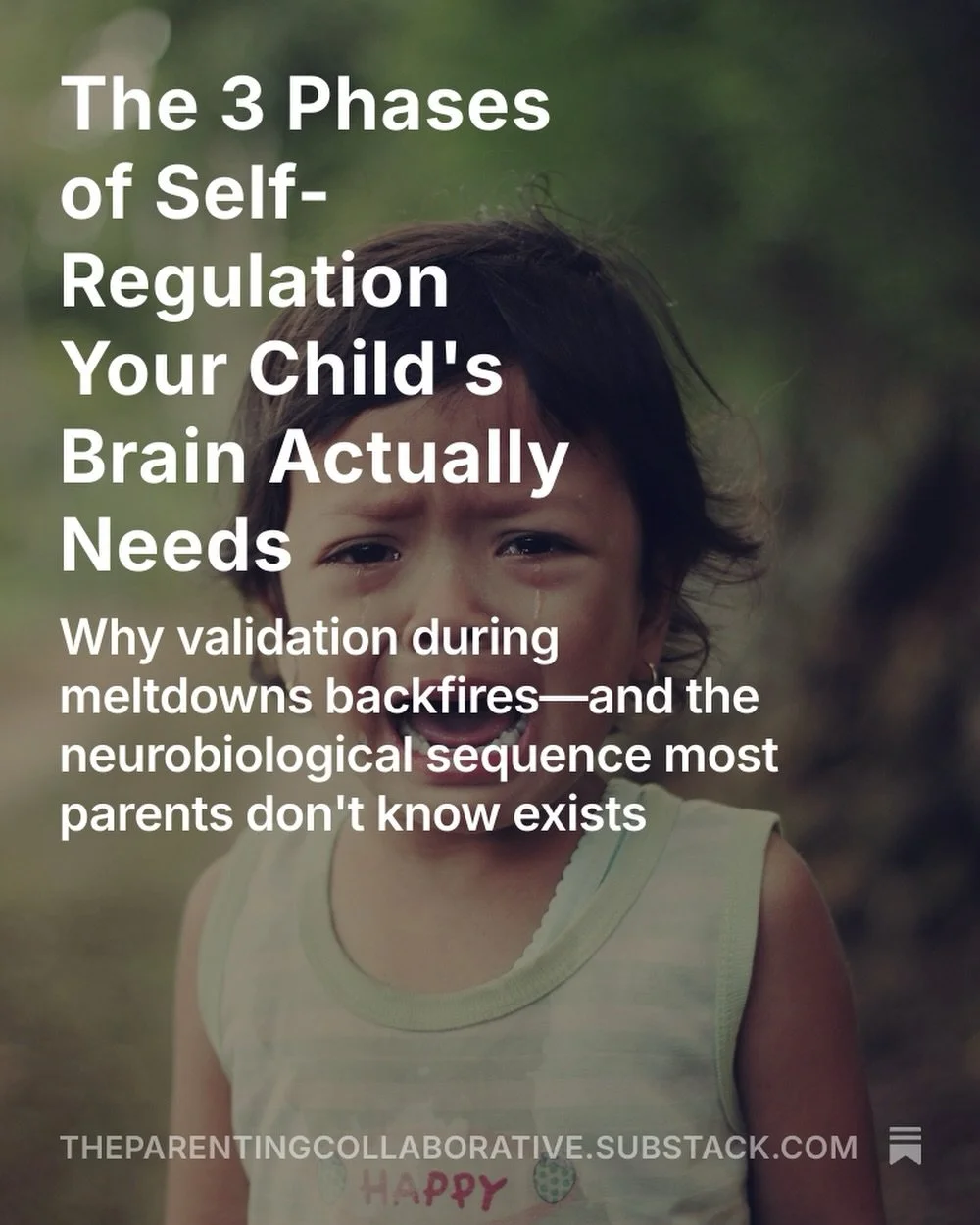 Most parents think validation during a meltdown is the goal. It&rsquo;s not. Your child&rsquo;s brain isn&rsquo;t wired to receive it when they&rsquo;re dysregulated, and trying to validate mid-meltdown can actually prolong the intensity. There&rsquo