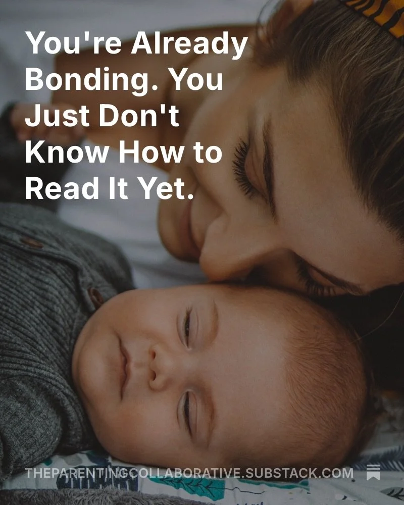 Most parents in the early months are running on a model that&rsquo;s been wrong for decades.
 
The assumption is that bonding moves in one direction: you show up, you respond, you love your baby well, and attachment forms. So when it feels like somet