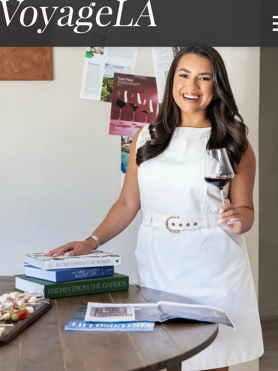 Thank you @voyagelamag for featuring my work and story in the South Bay&rsquo;s local stories section!!! Full article linked in bio 📰🌺🤸🏻&zwj;♀️🍷🌞