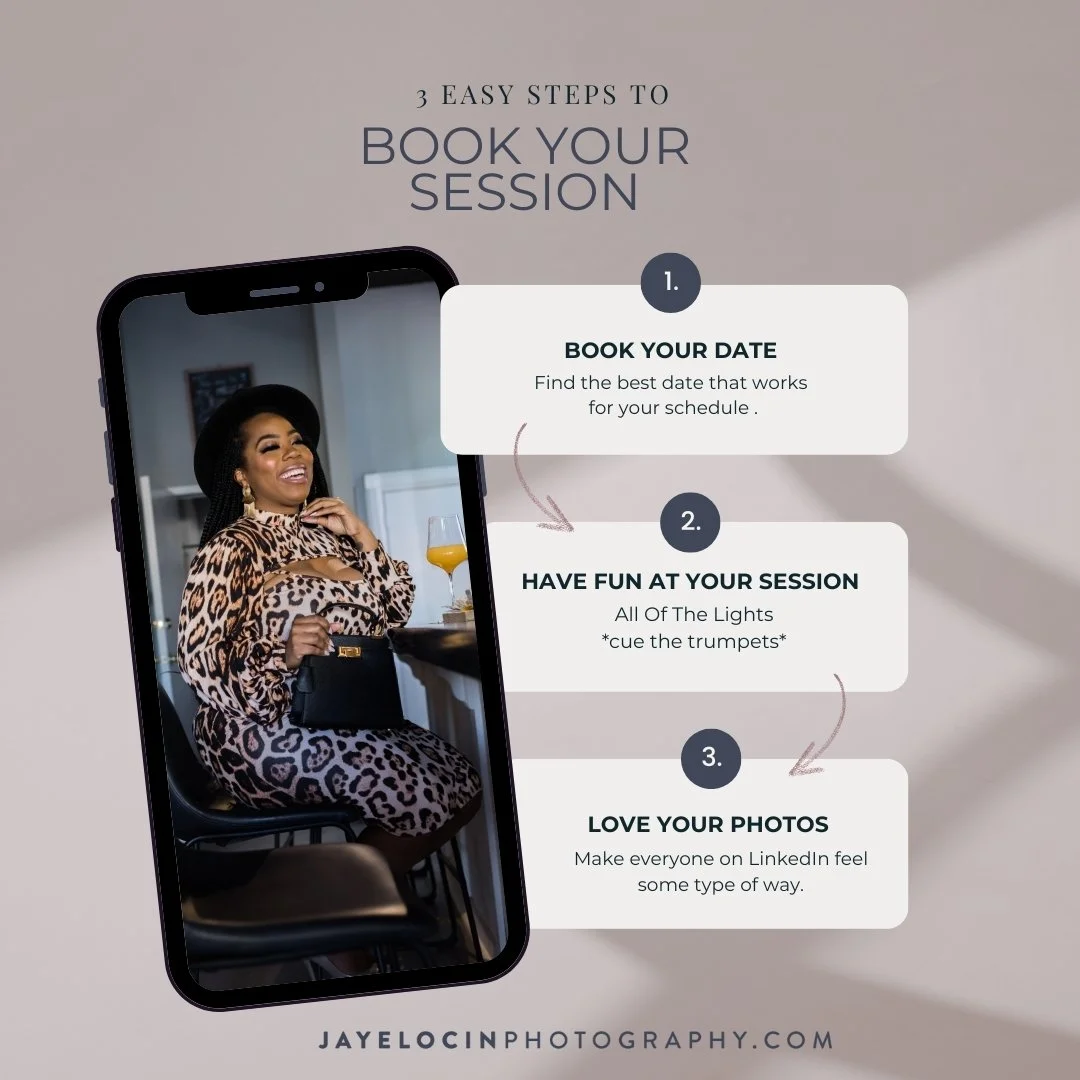 Booking your portrait session is as easy as 1 - 2 - 3!
*
*
*
*
*
#JayElocinPortraits #JayElocinPhotography #GreenvilleSCPhotographer #LifestylePortraits #SCPortraitPhotography