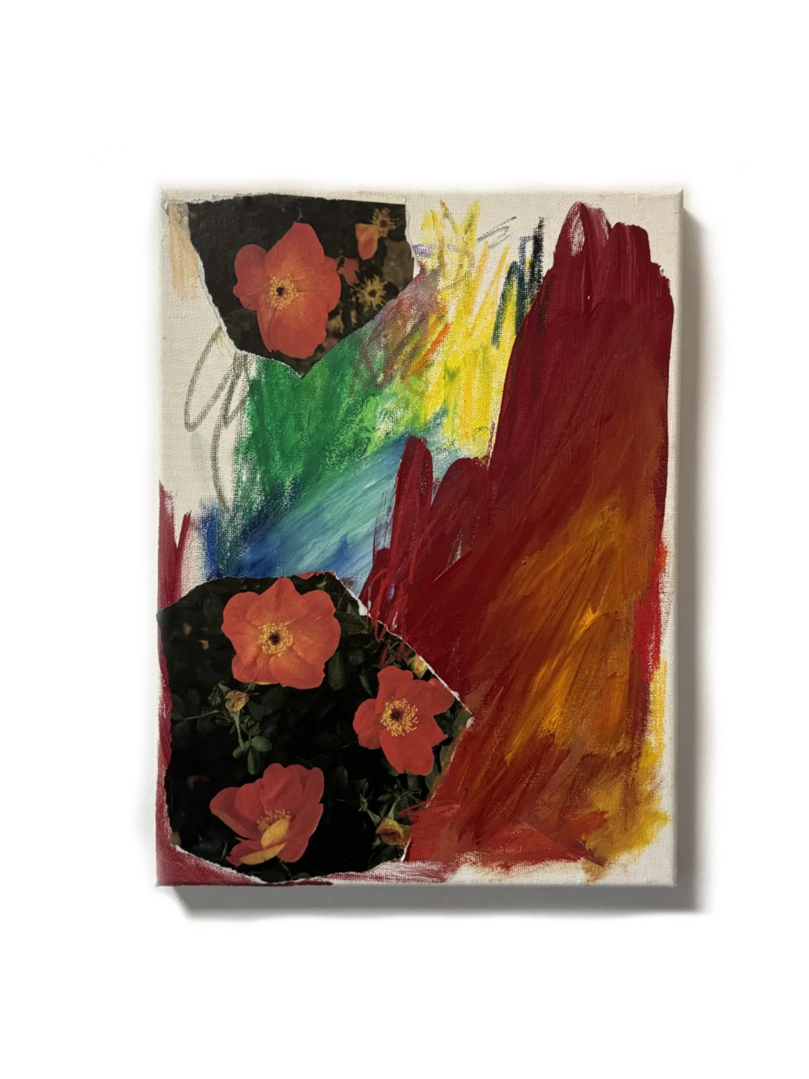 Mixed media on canvas - 9" x 12"