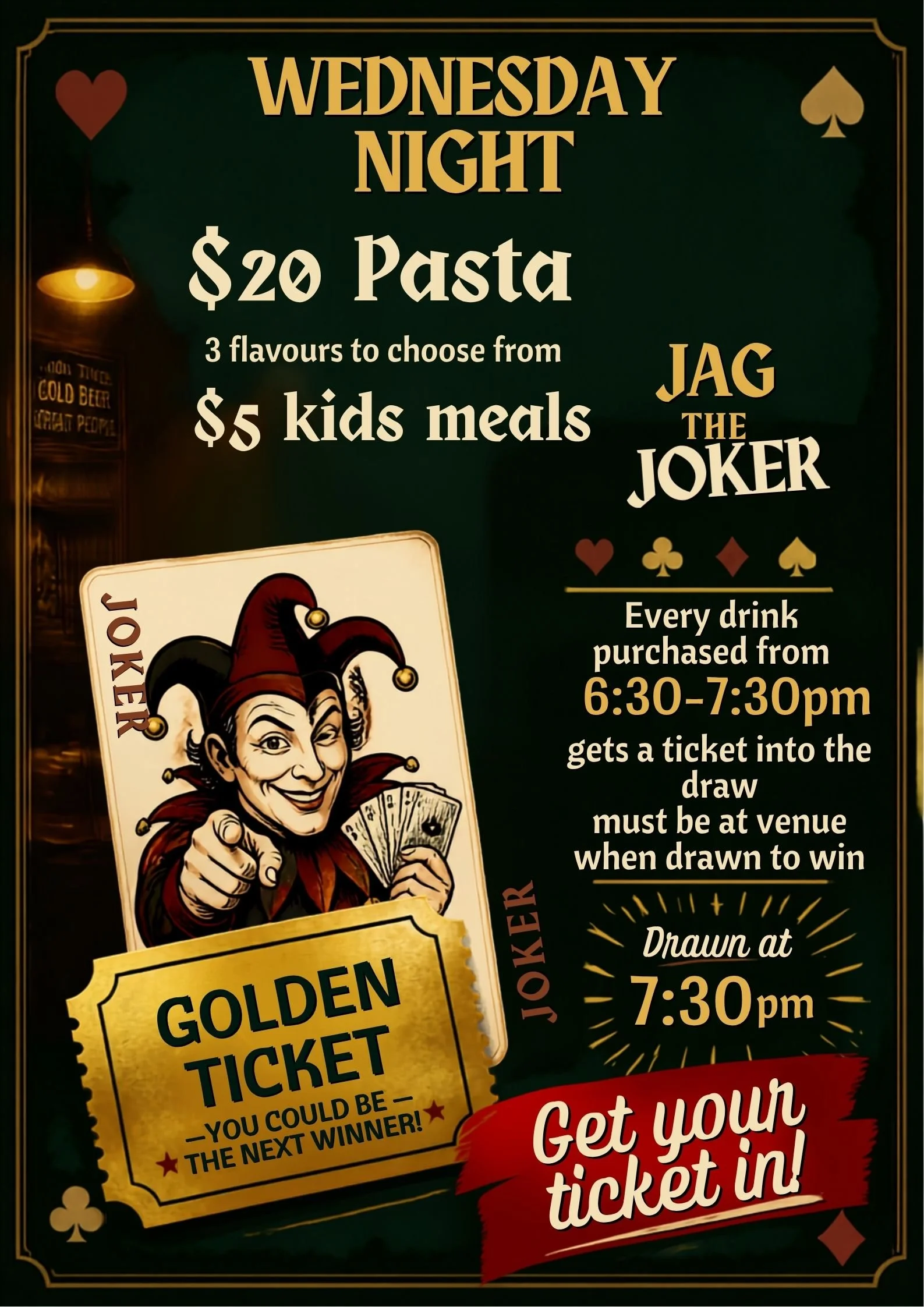 Wednesday pasta  joker.jpg