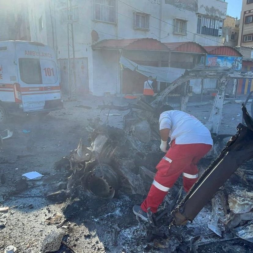 Photo by Palestine Red Crescent