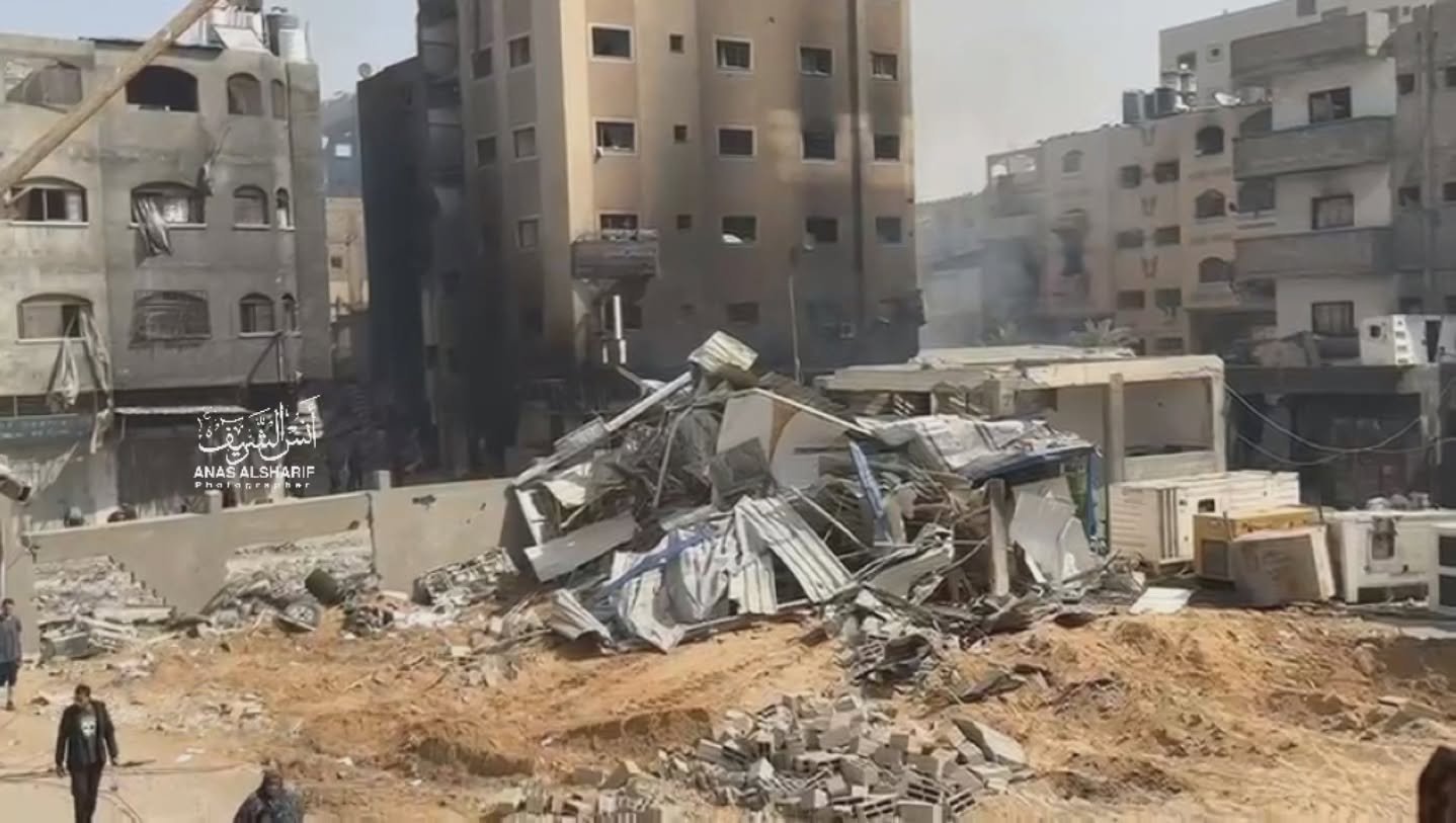 Kamal Adwan Hospital - Photo by Anas Al Sharif
