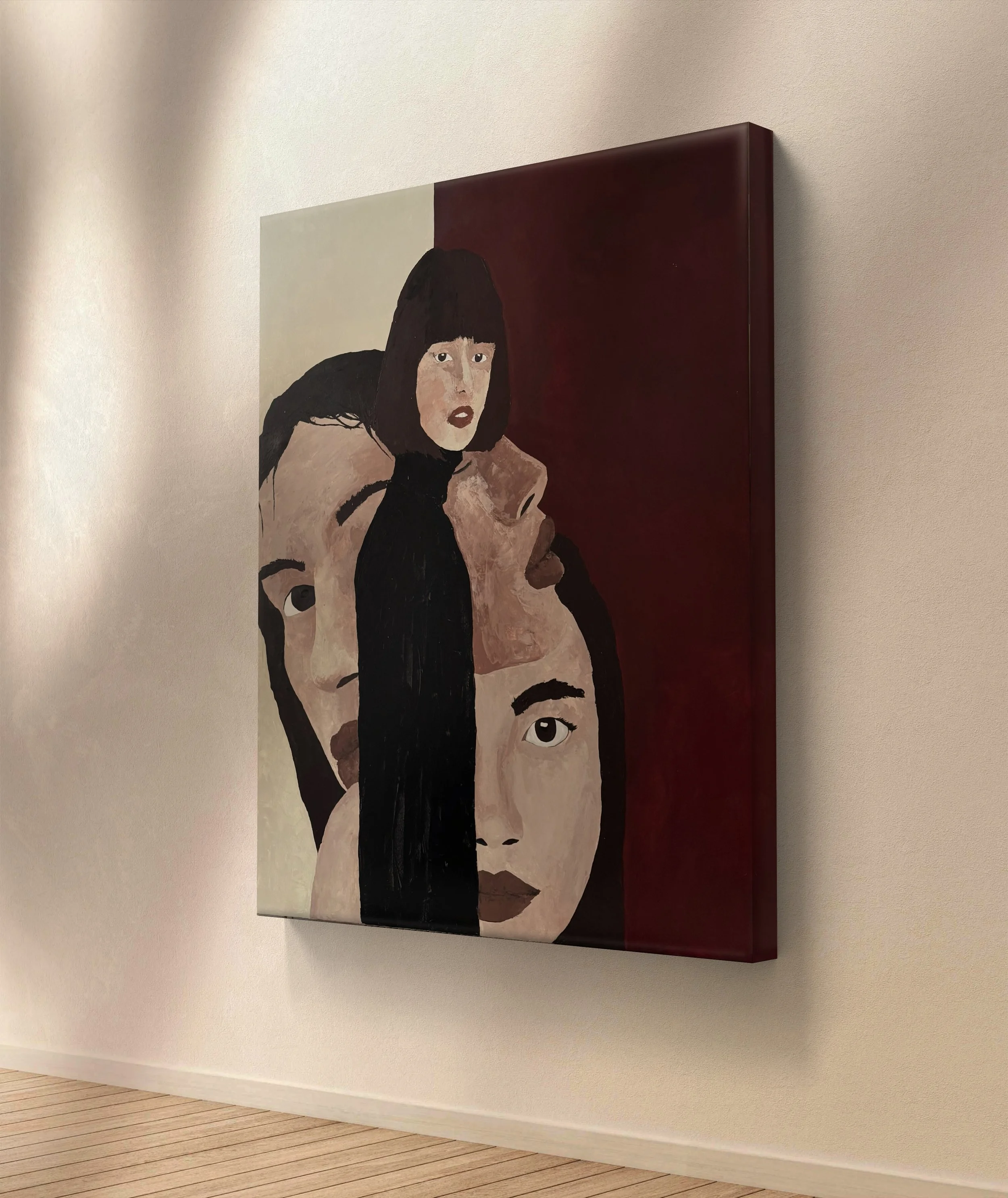 'Behind The Scenes'
60x72in