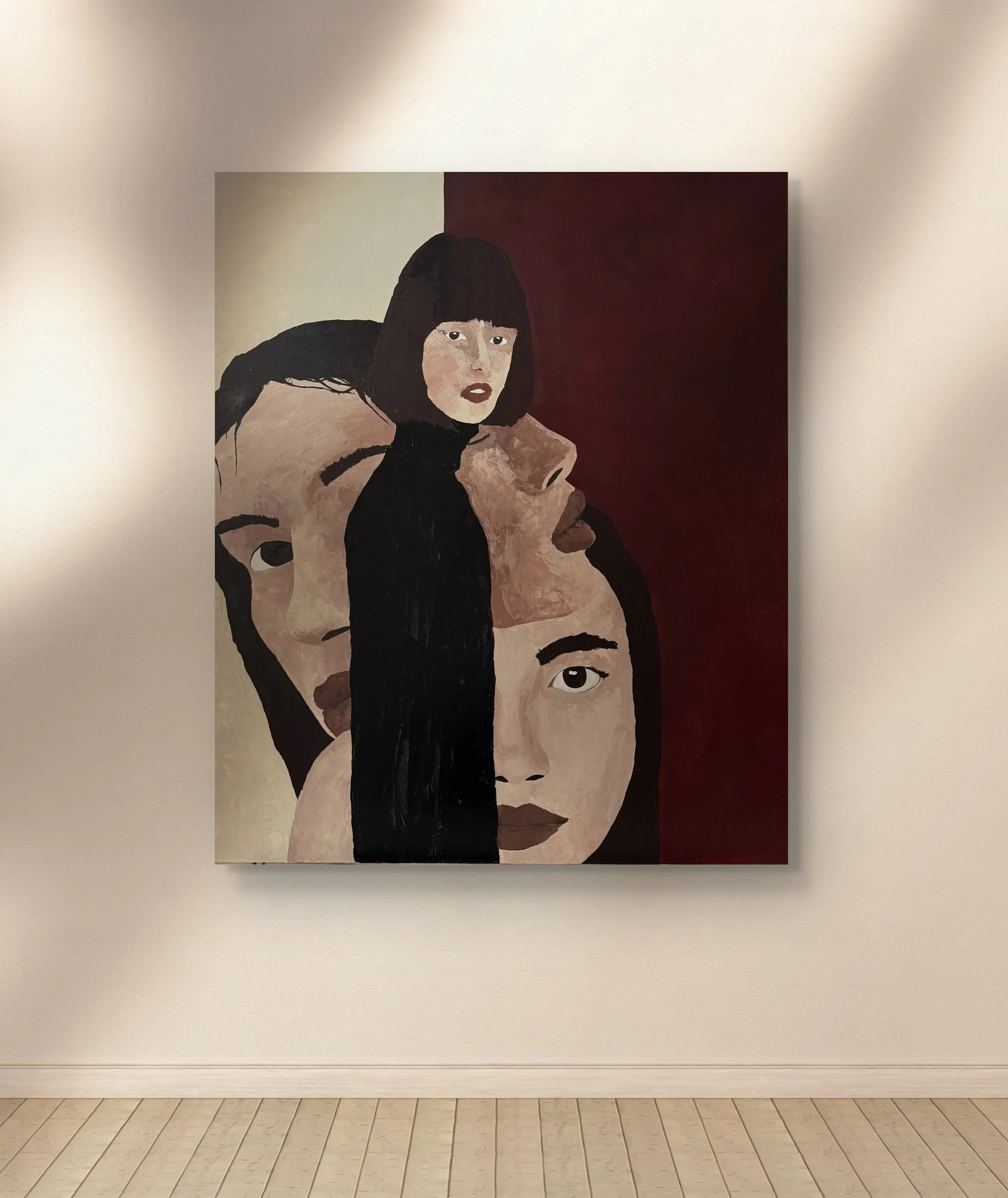 'Behind The Scenes'
60x72in