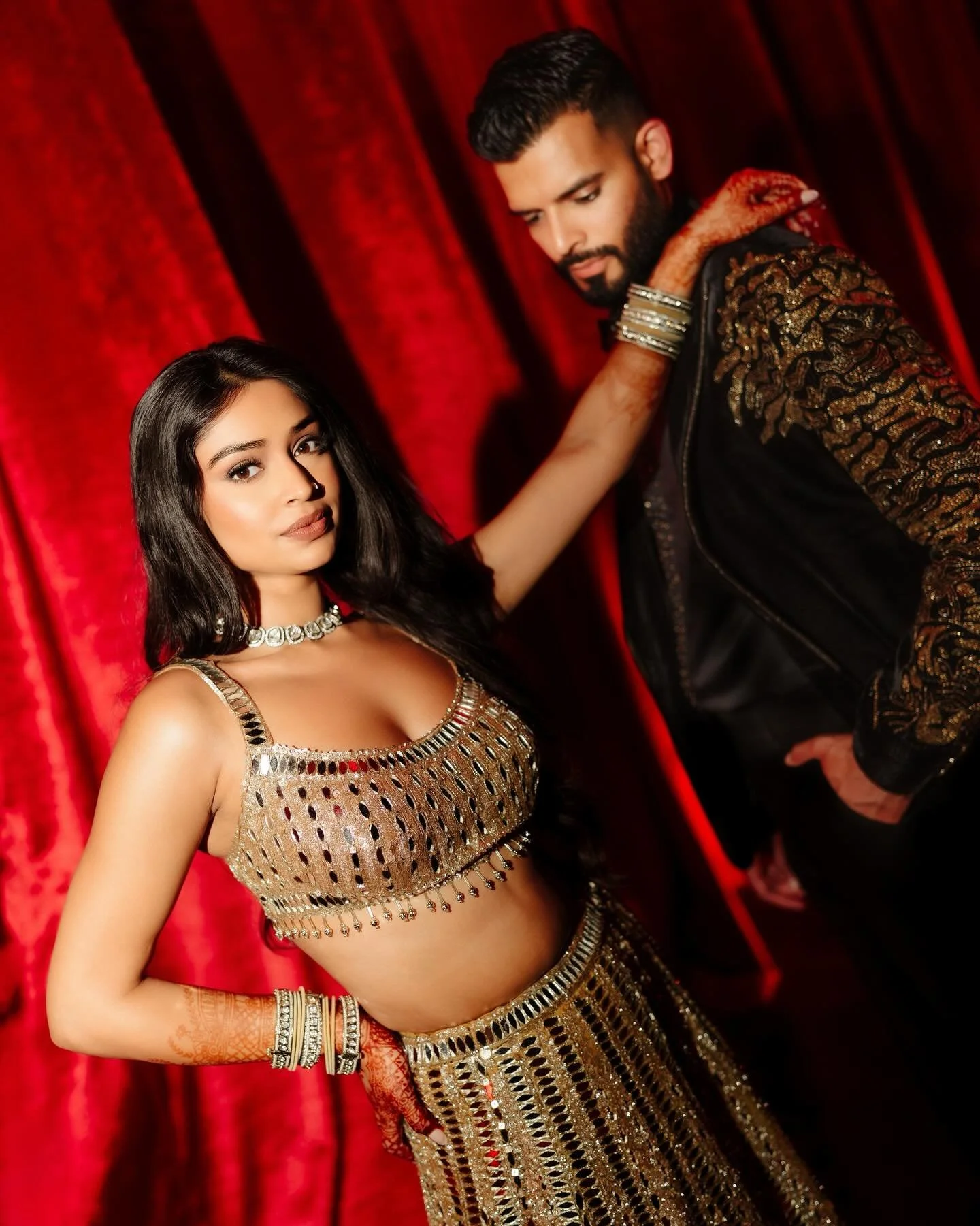 That&rsquo;s one way to show up to your wedding week&rsquo;s Welcome Party 🔥😍 

These two absolutely slayed their looks! Straight out of a magazine 🔥 

V &amp; H 

Photo/Video- @pradocinema 
Wedding Planner- @destawed  @aarushistory @plannedbynav 