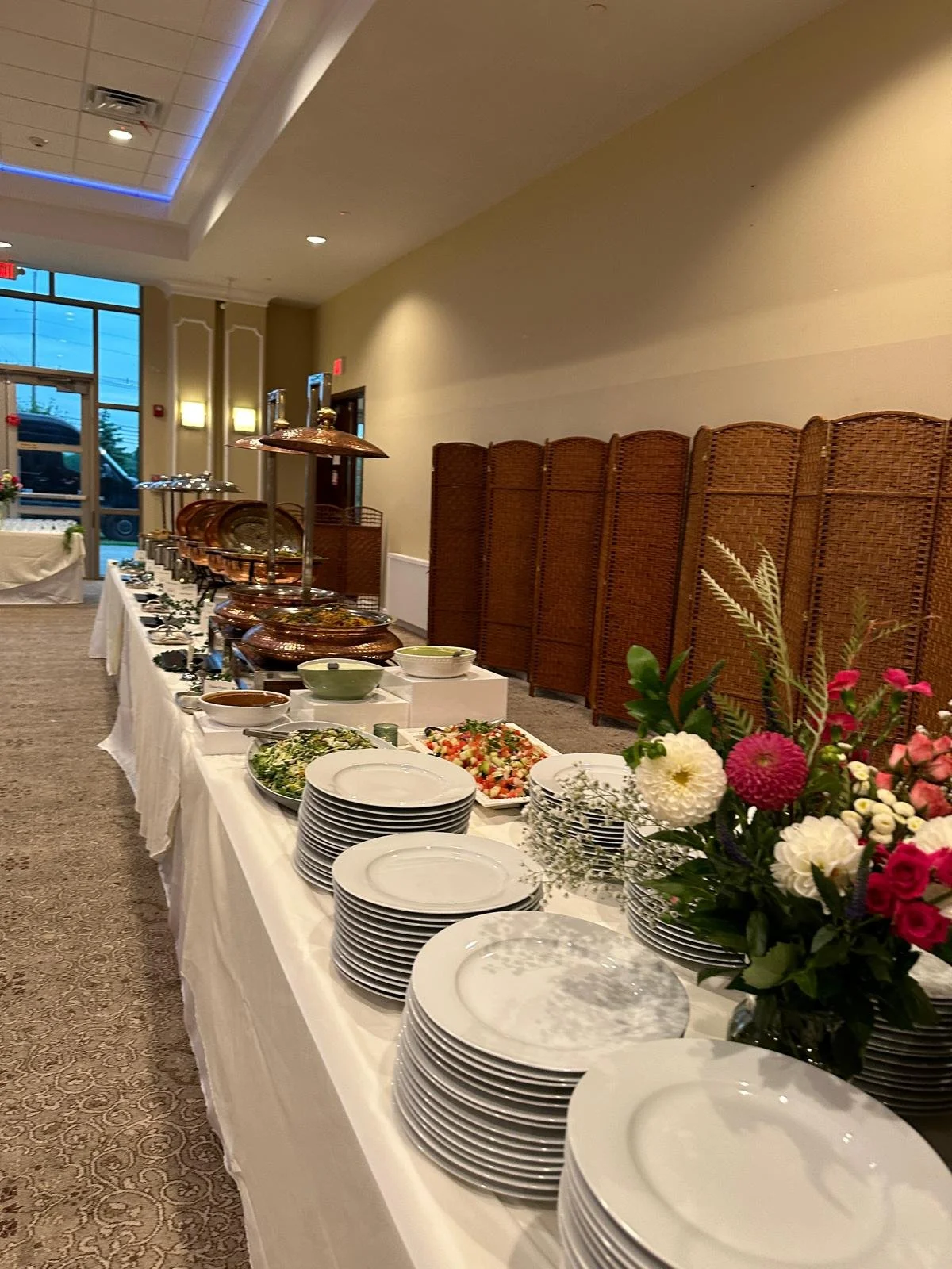 Buffet station at Muslin center in Princeton NJ.jpg