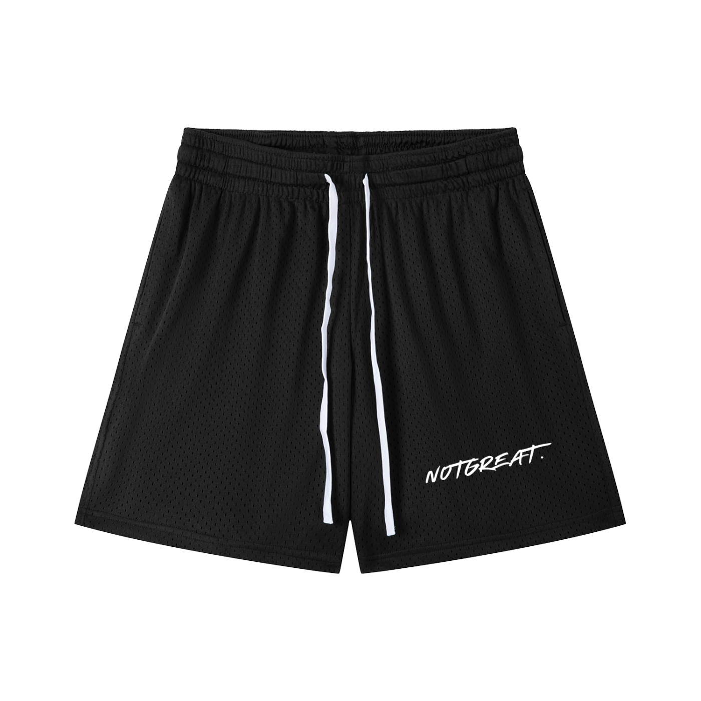 Mesh Drawstring Shorts