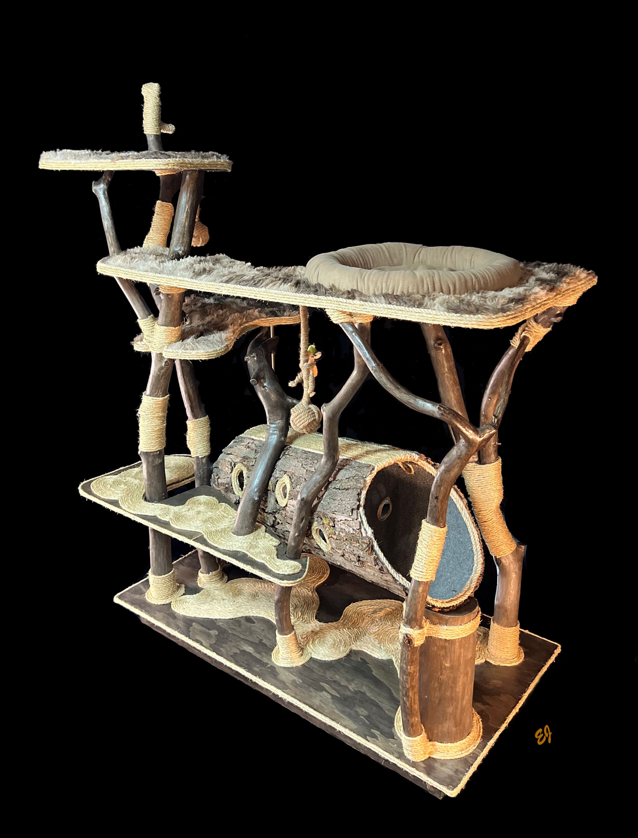 Fallen Log Cat Tree