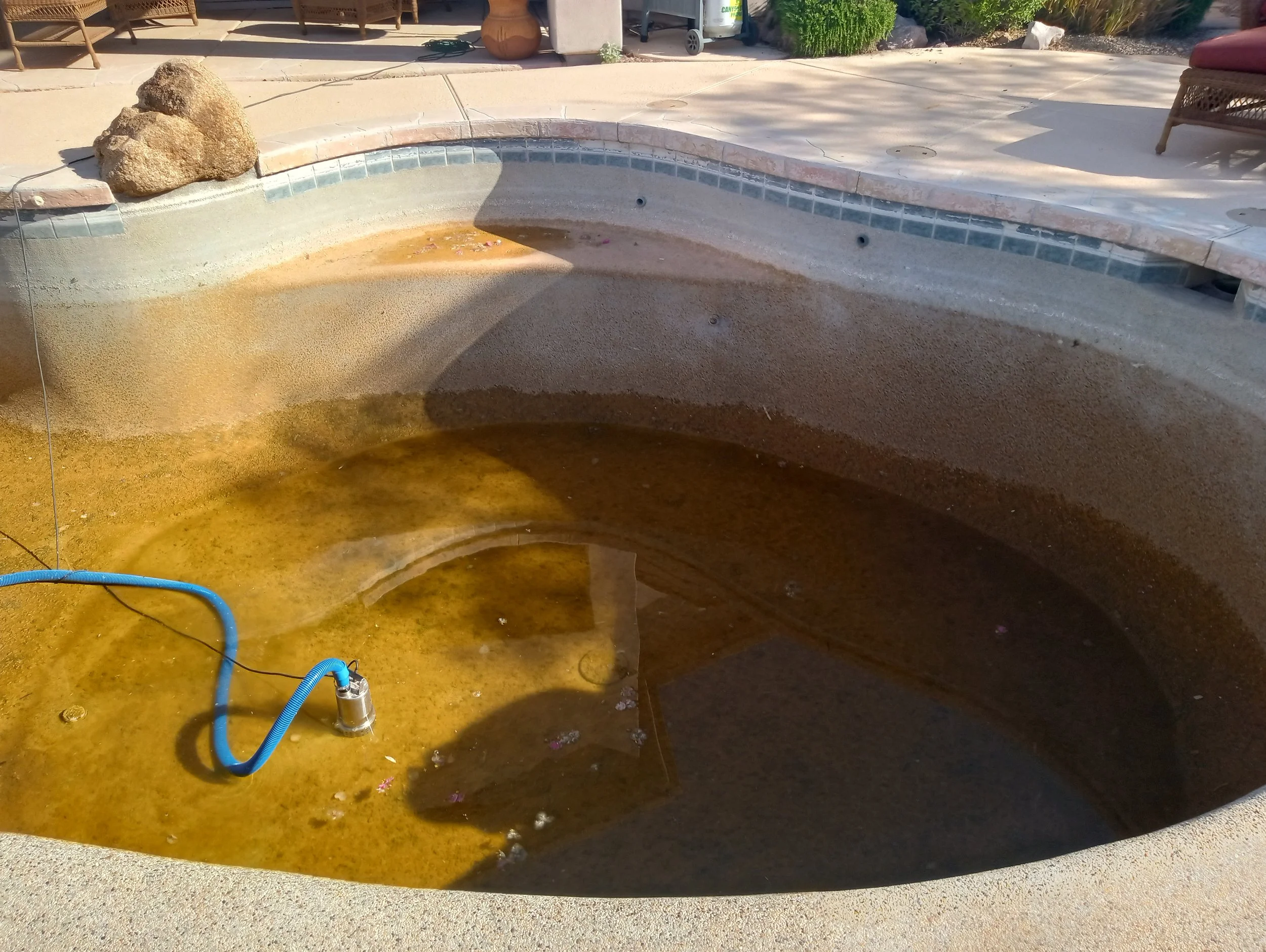 Pool Drain-Acid Wash-Tile Clean