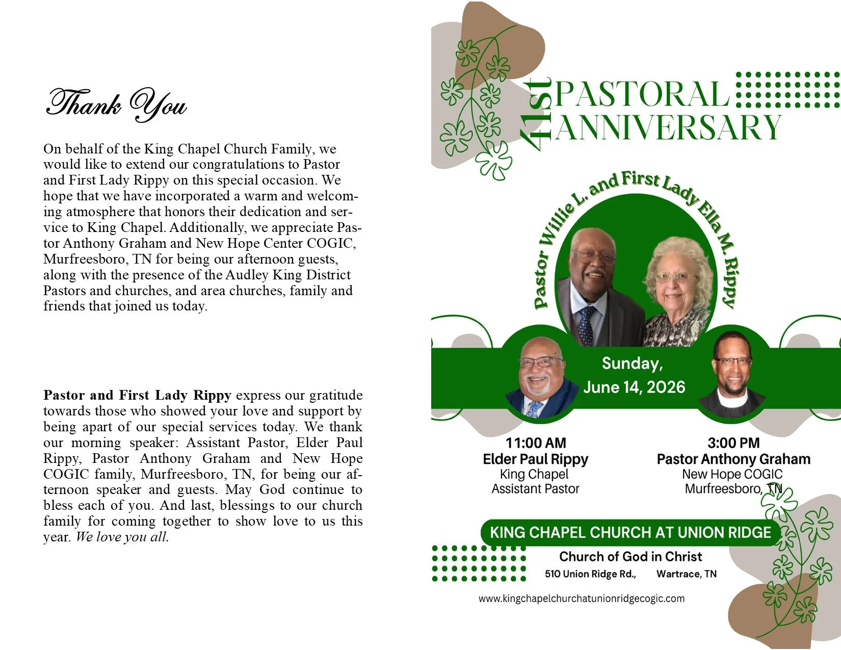 Bulletin Cover