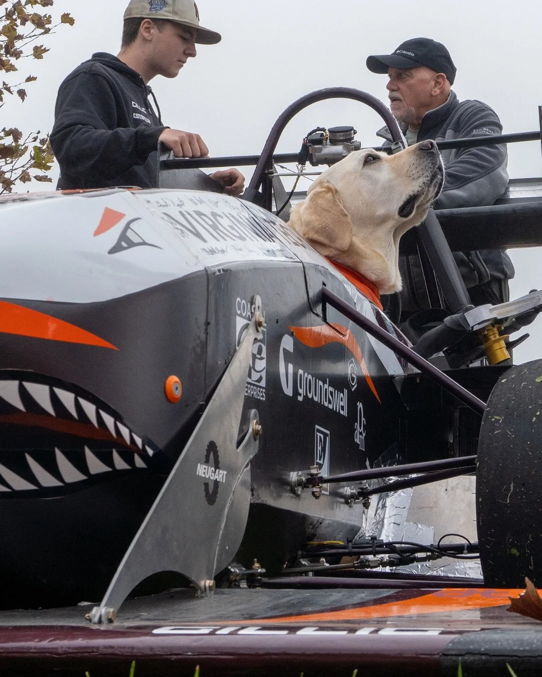 Furmula One

Racing with the @vttherapydogs 🐾

#dog #dogsofinstagram #puppies #rosco 
#helmet #racesuit #racesuits #driver #FormulaSAE #FormulaStudent #cars #car #f1 #racing#engineering #tech #FSAE #carphotography #ford #jdm #carswithoutlimits #auto