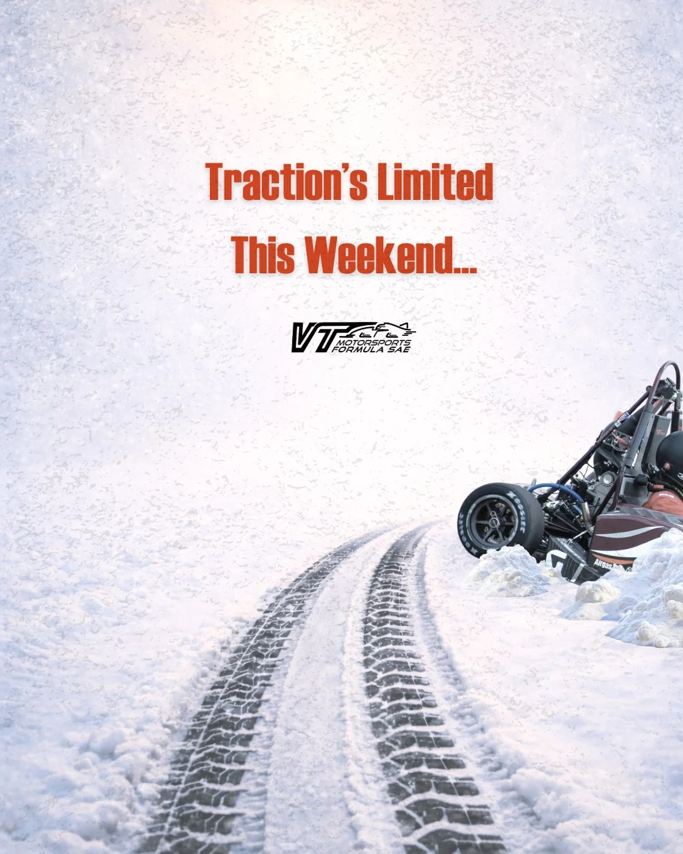 How many teams are getting snowed in this weekend? ❄️❄️❄️🌨️

#snowstorm #wintersnow #formulastudent #winterstorm #formulasae