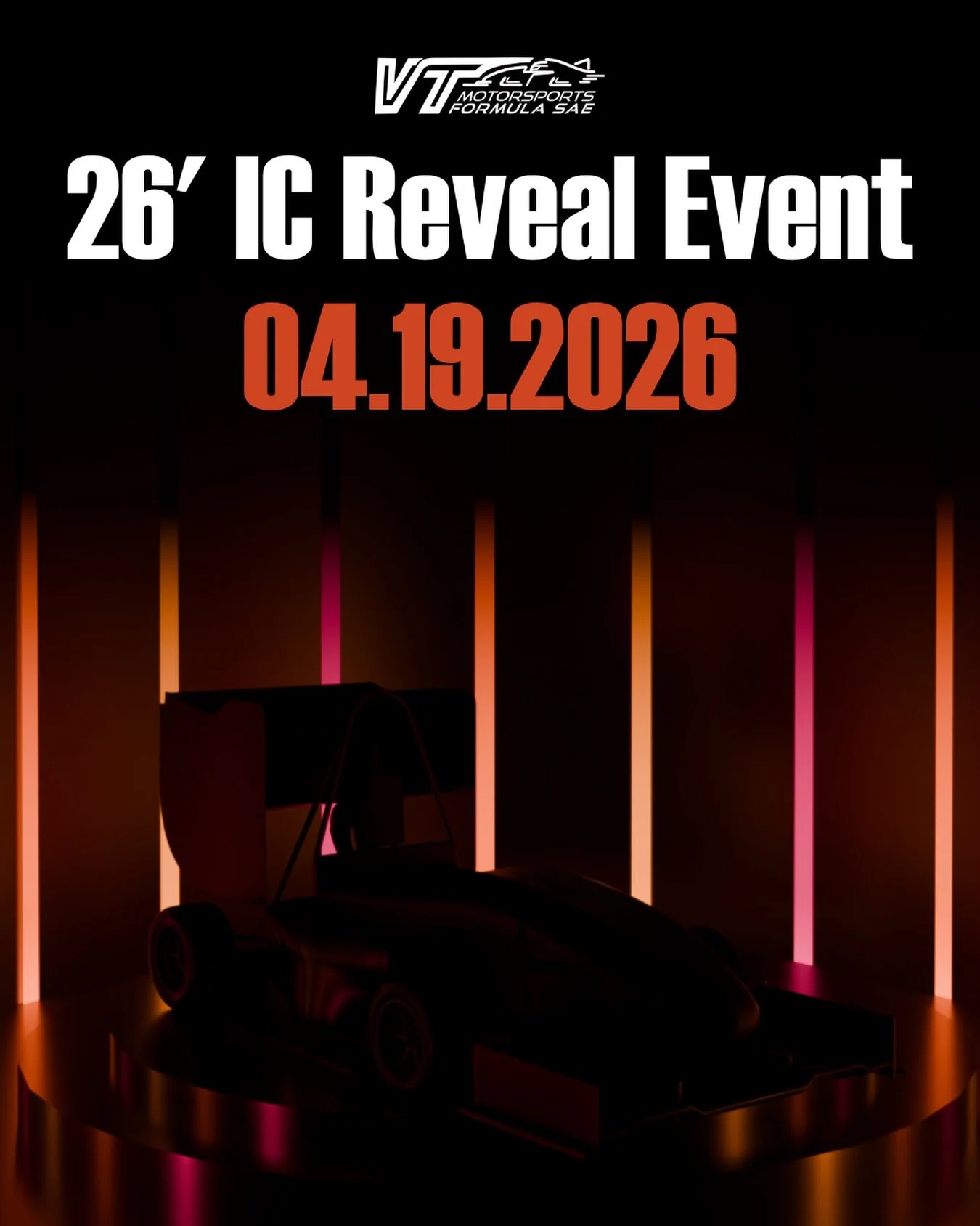 RSVP Link In Bio.

April 19th brings in the next chapter of Virginia Tech Motorsports. Secure your spot today.

#vt #virginiatech #racing #f1 #formulasae
