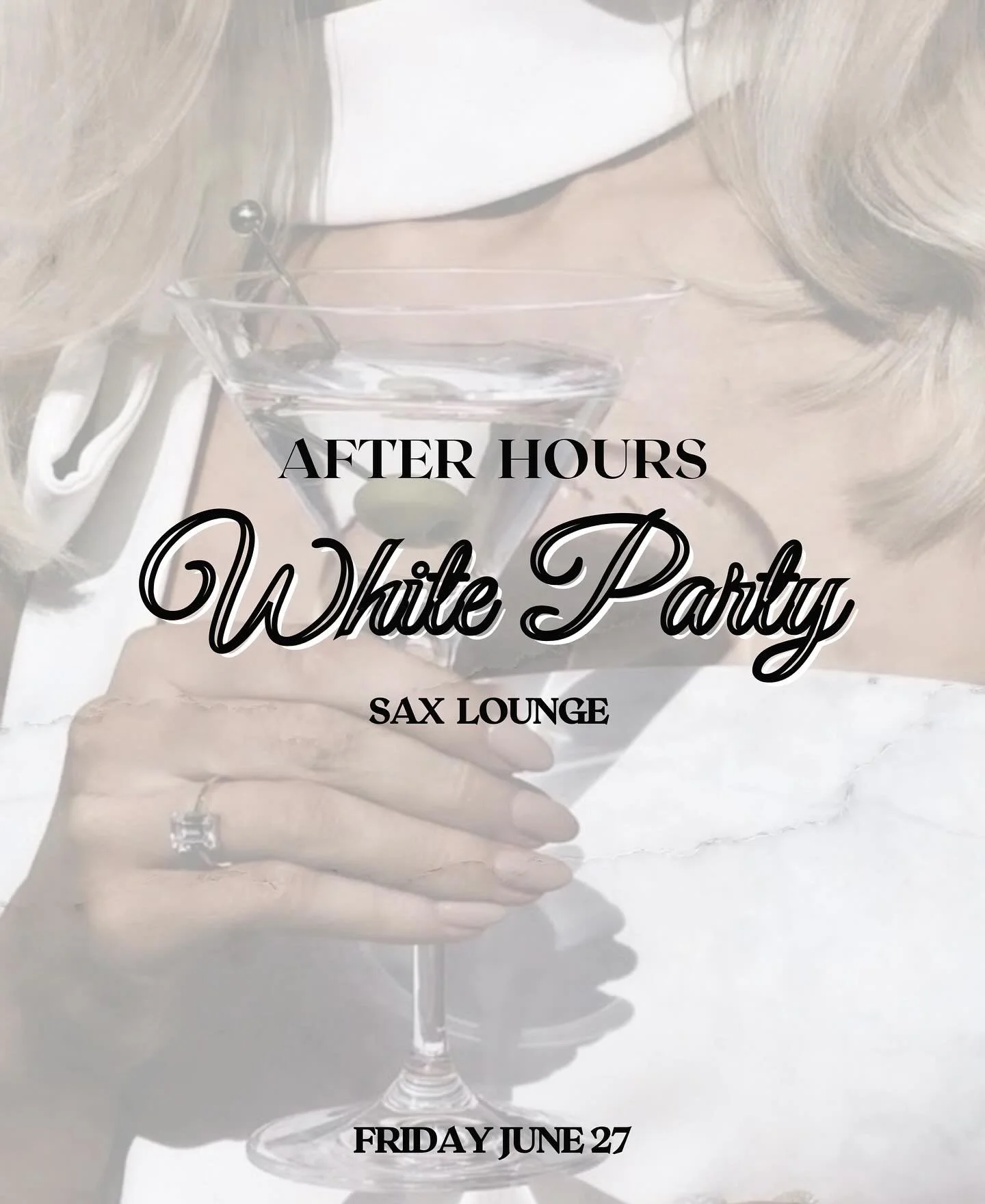 White Party at Sax | The 3rd Annual 🍸

Tickets in bio