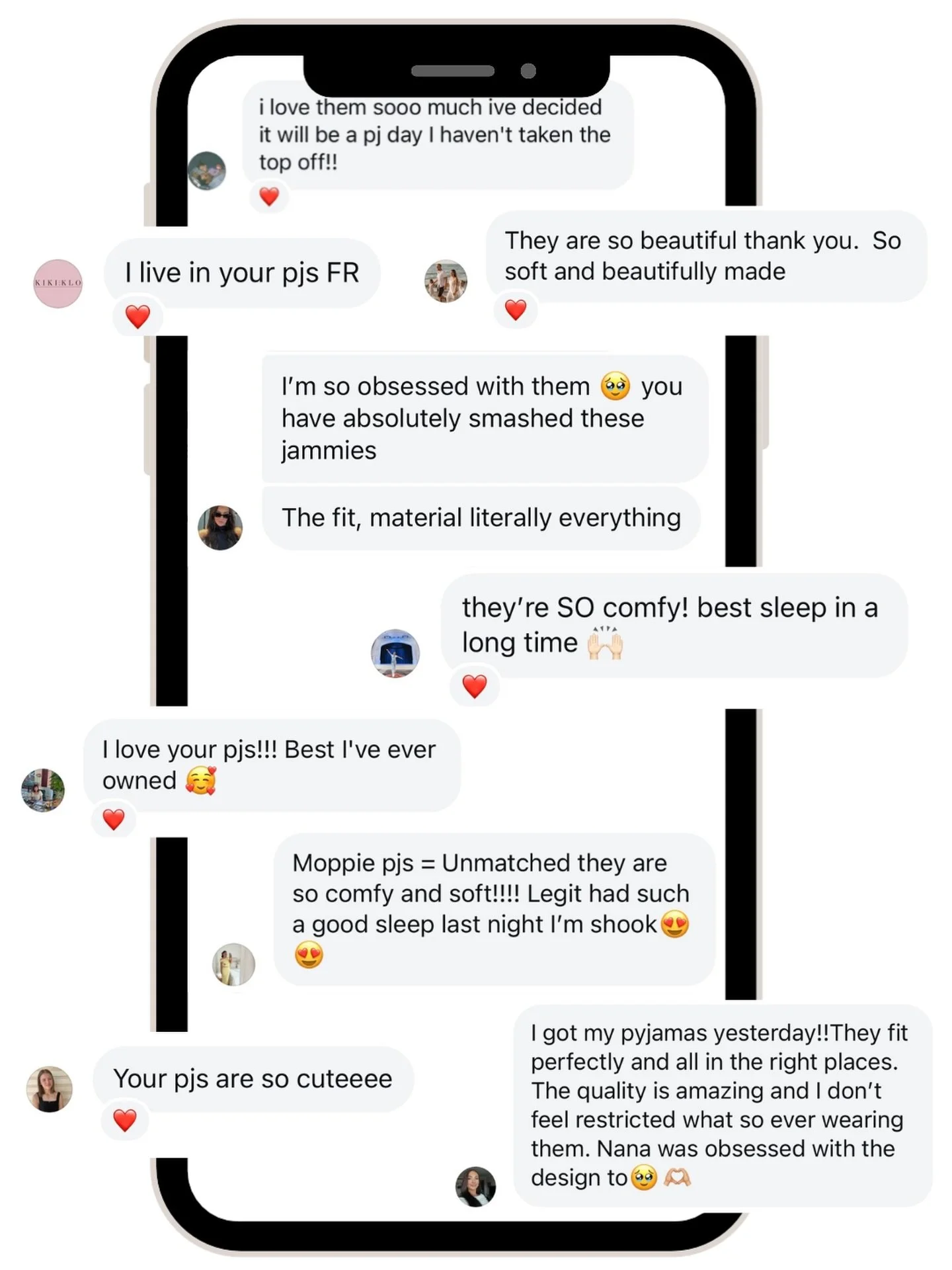 Looking back at a some of love we got last year!
So grateful for every order, every kind word, and every person who&rsquo;s supported our little PJ dream in its 1st year of business! ❤️✨

#bestpjs #smallbrand #perthbusiness #feelingthelove